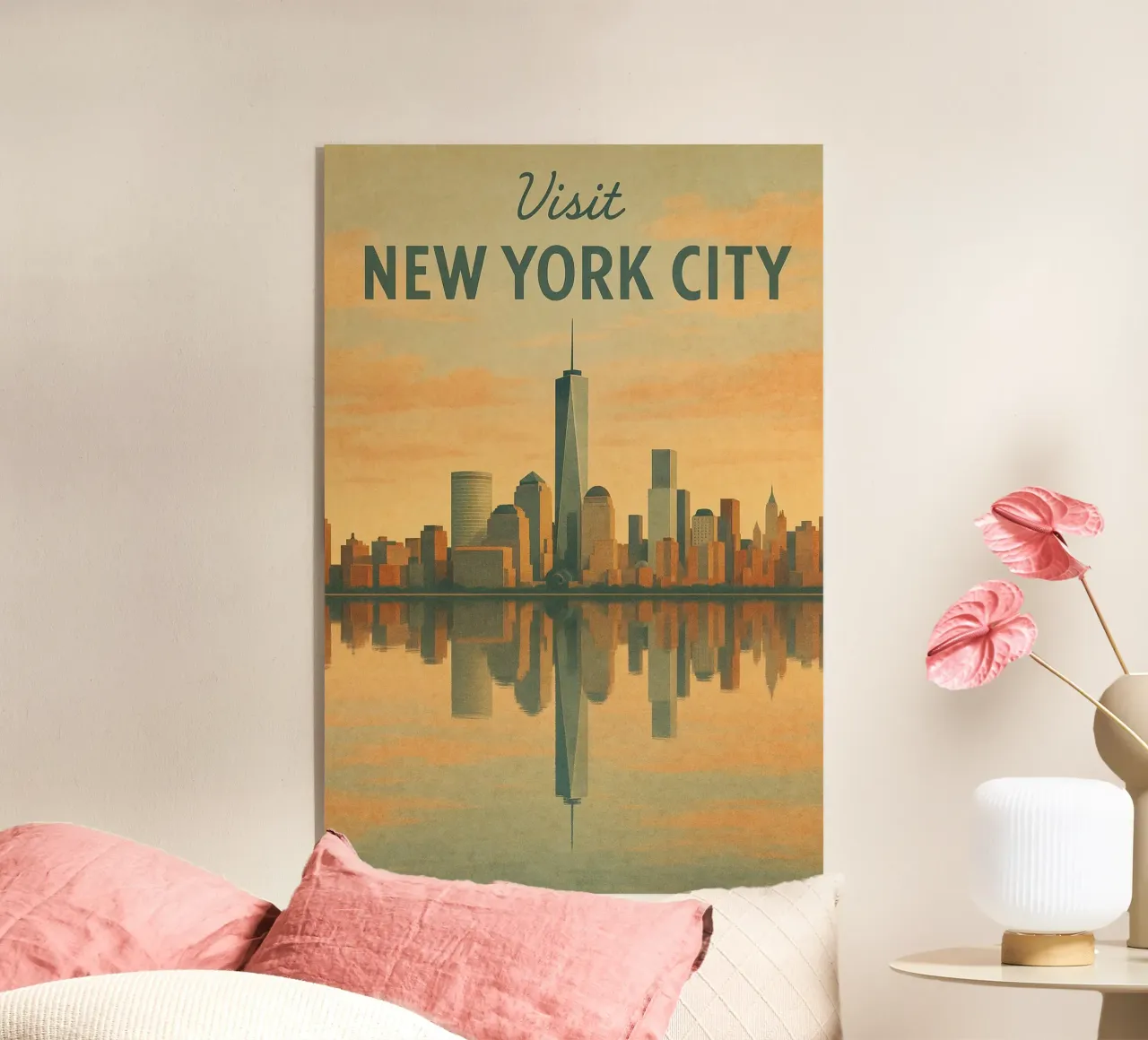 Visit NYC acrylic glass by KevKon