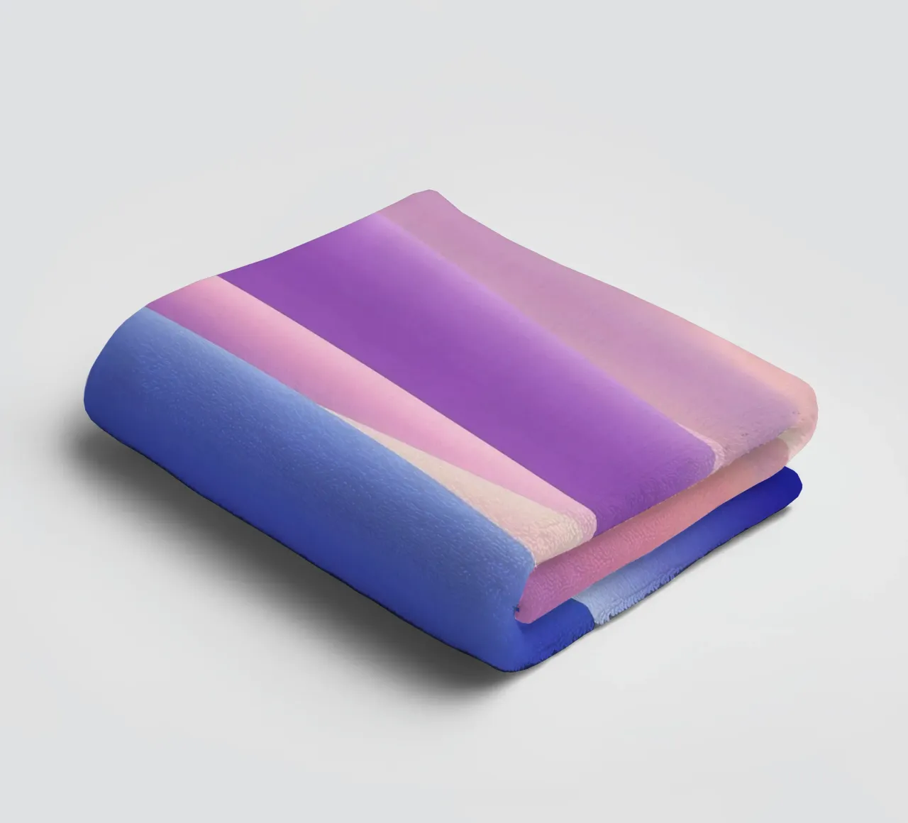 Abstracte heuvels in pastel, landschap badhanddoek van RB-Digital-Paintings