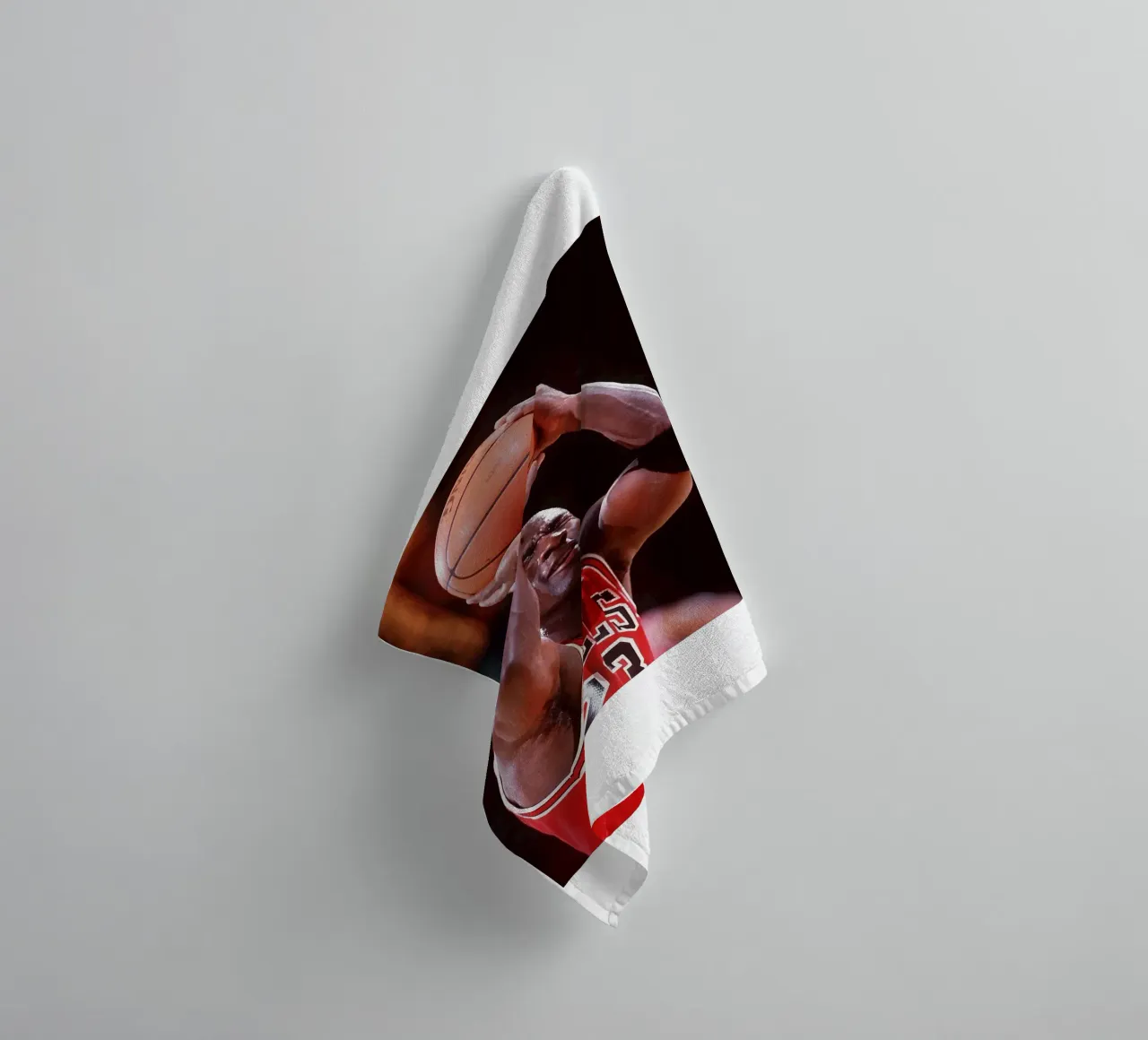 Bulls 23 Three Points towel by FAKE ARTWORK STORE