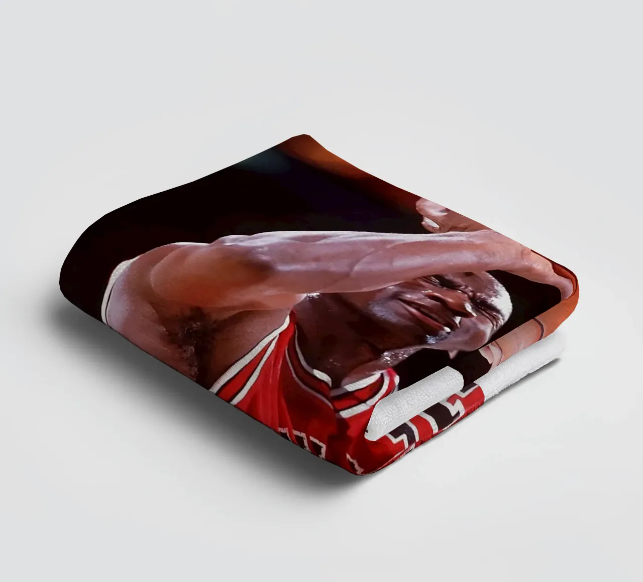 Bulls 23 Three Points towel by FAKE ARTWORK STORE