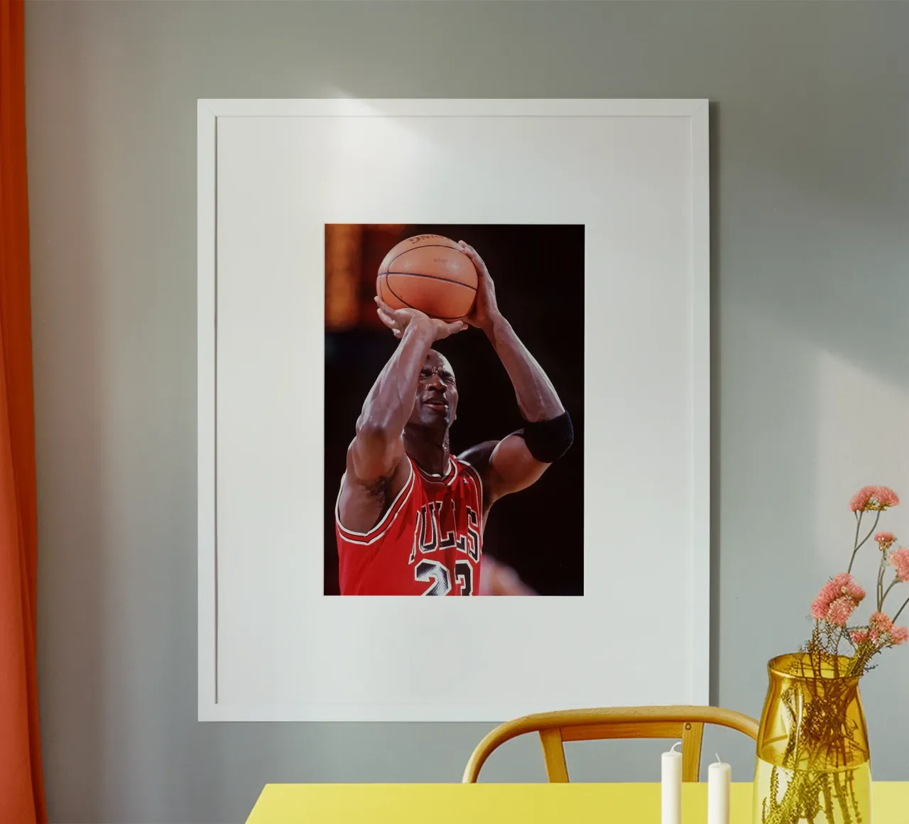 Bulls 23 Three Points poster by FAKE ARTWORK STORE