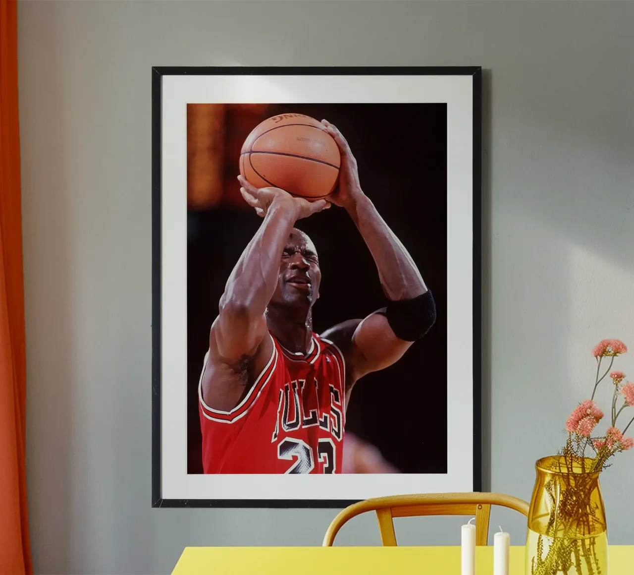 Bulls 23 Three Points poster by FAKE ARTWORK STORE