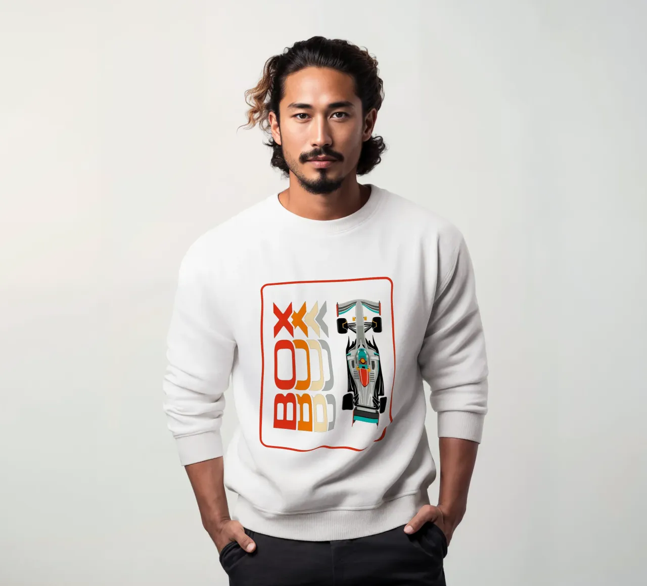 Box Box Box felpa da Mariel Toigo