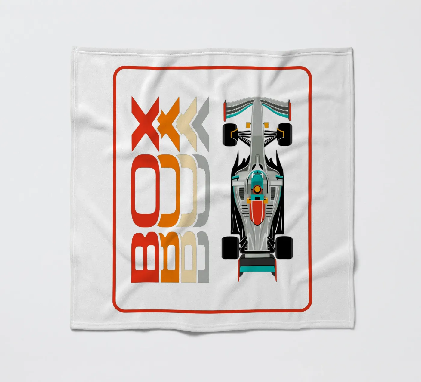 Box Box Box coperta in pile da Mariel Toigo