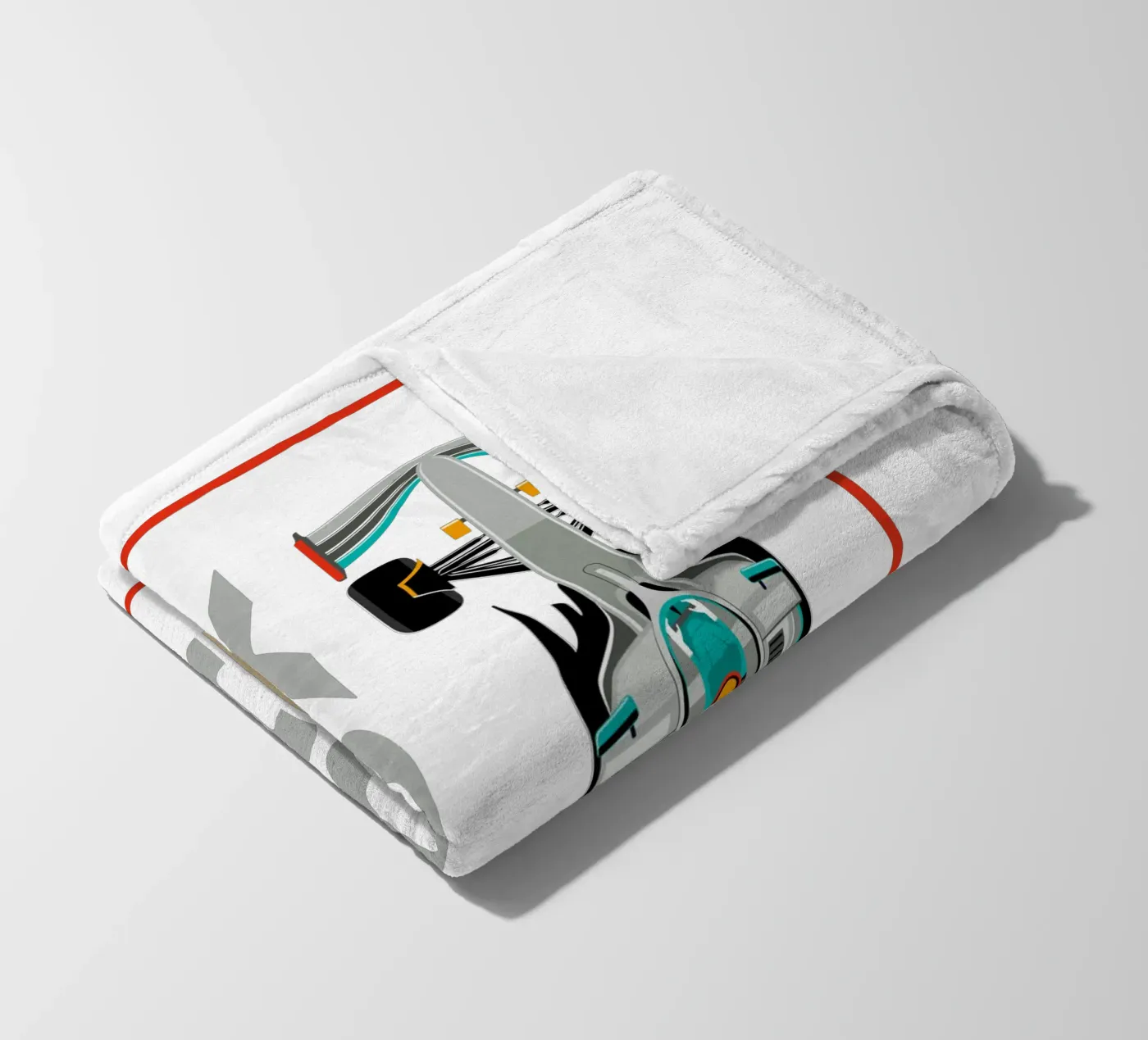 Box Box Box coperta in pile da Mariel Toigo