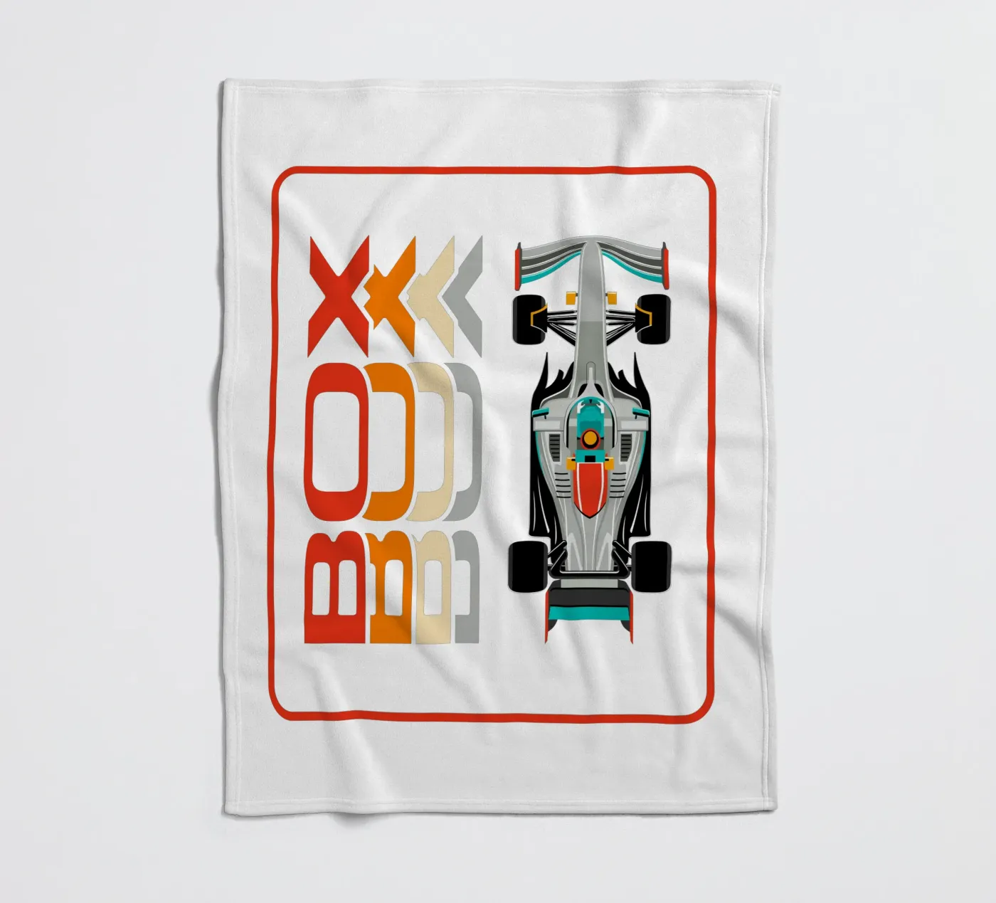 Box Box Box coperta in pile da Mariel Toigo