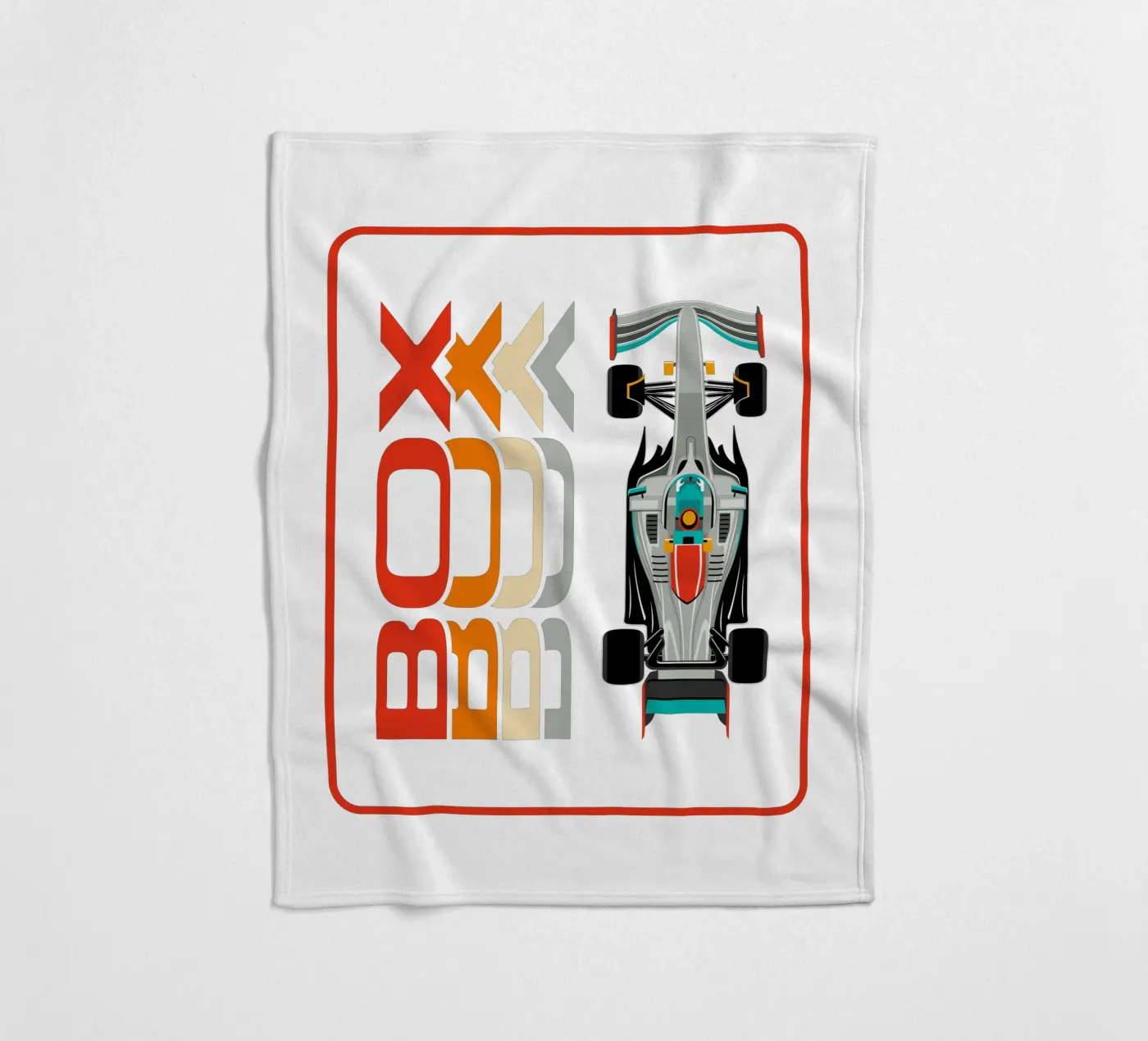 Box Box Box coperta in pile da Mariel Toigo