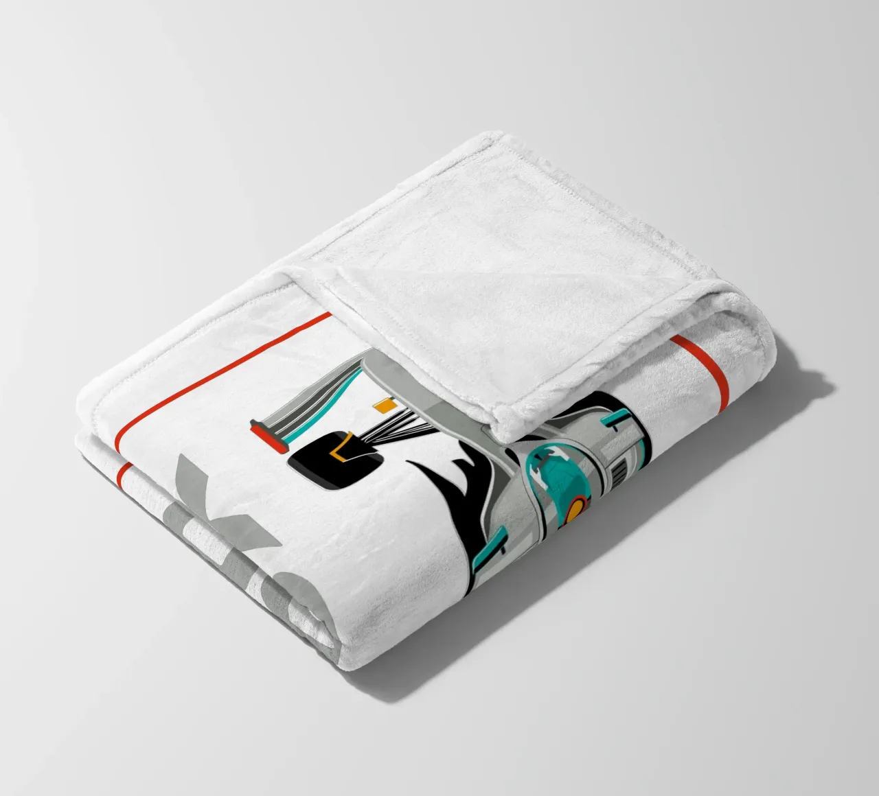 Box Box Box Fleecedecke von Mariel Toigo