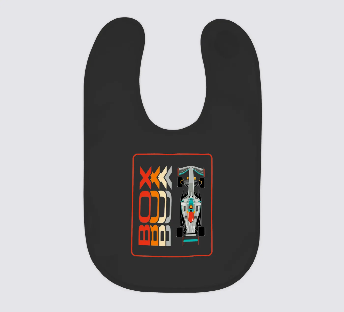 Box Box Box bavaglino da Mariel Toigo