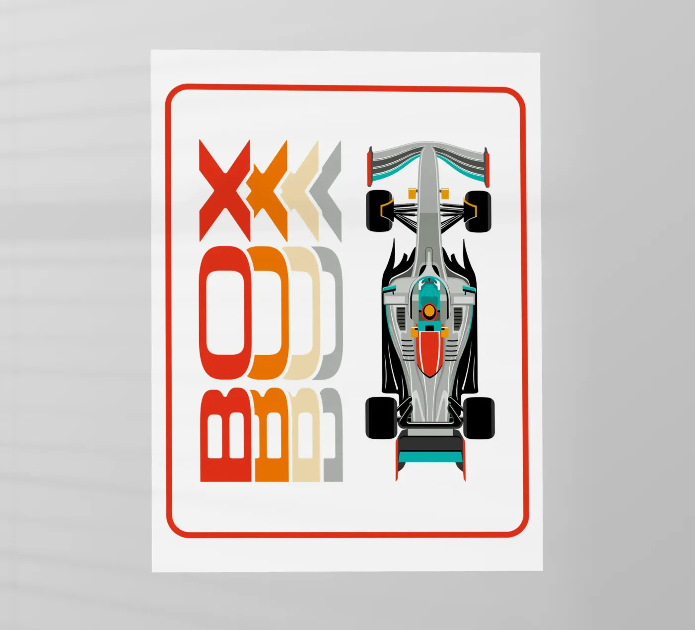 Box Box Box pellicola backlit da Mariel Toigo