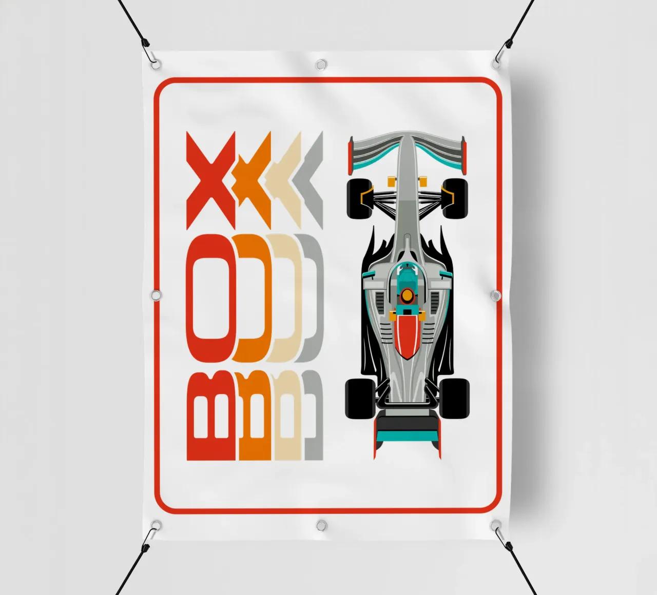 Box Box Box telo in pvc da Mariel Toigo