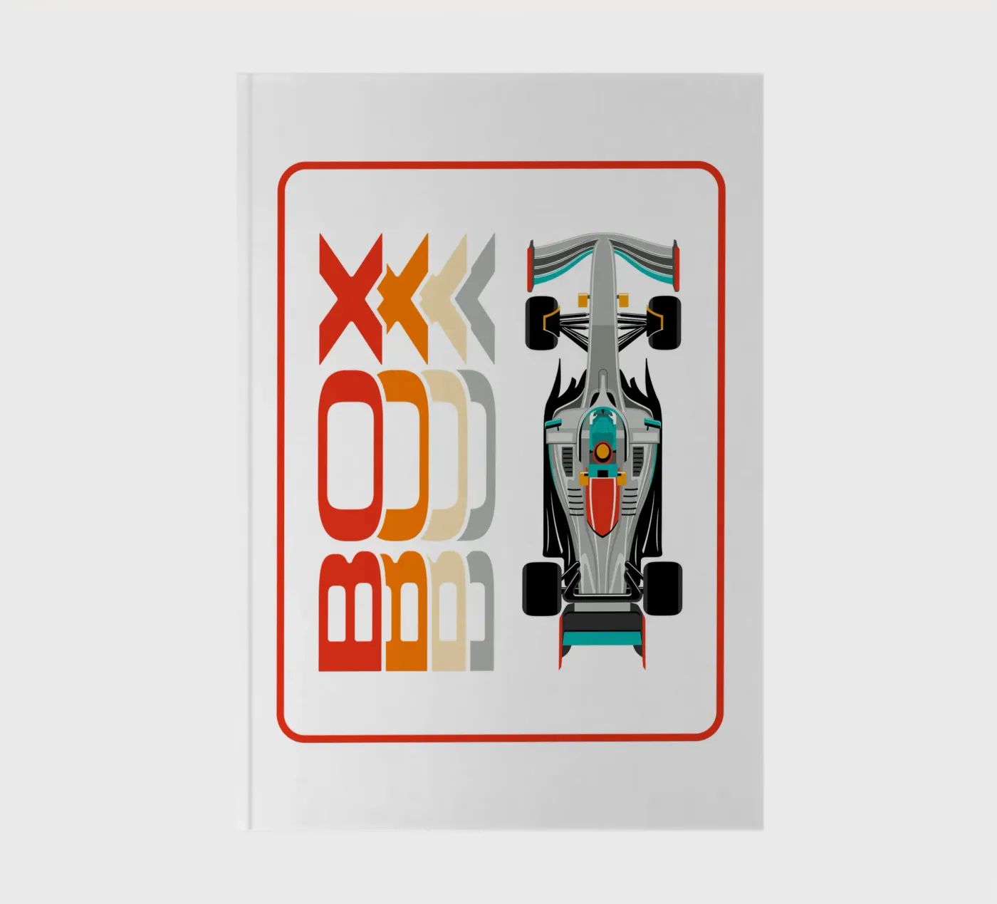 Box Box Box notebook by Mariel Toigo
