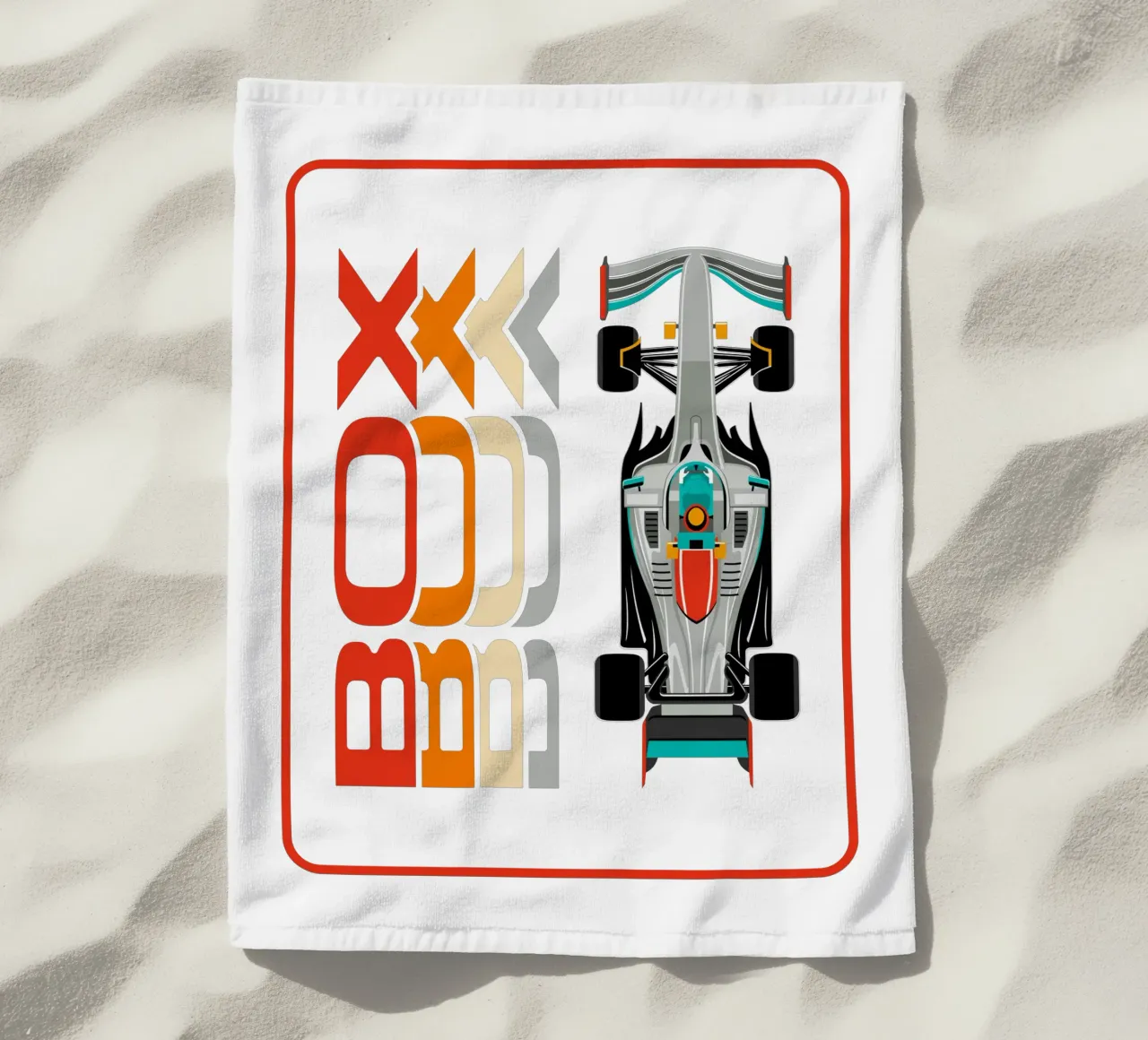 Box Box Box telo mare da Mariel Toigo