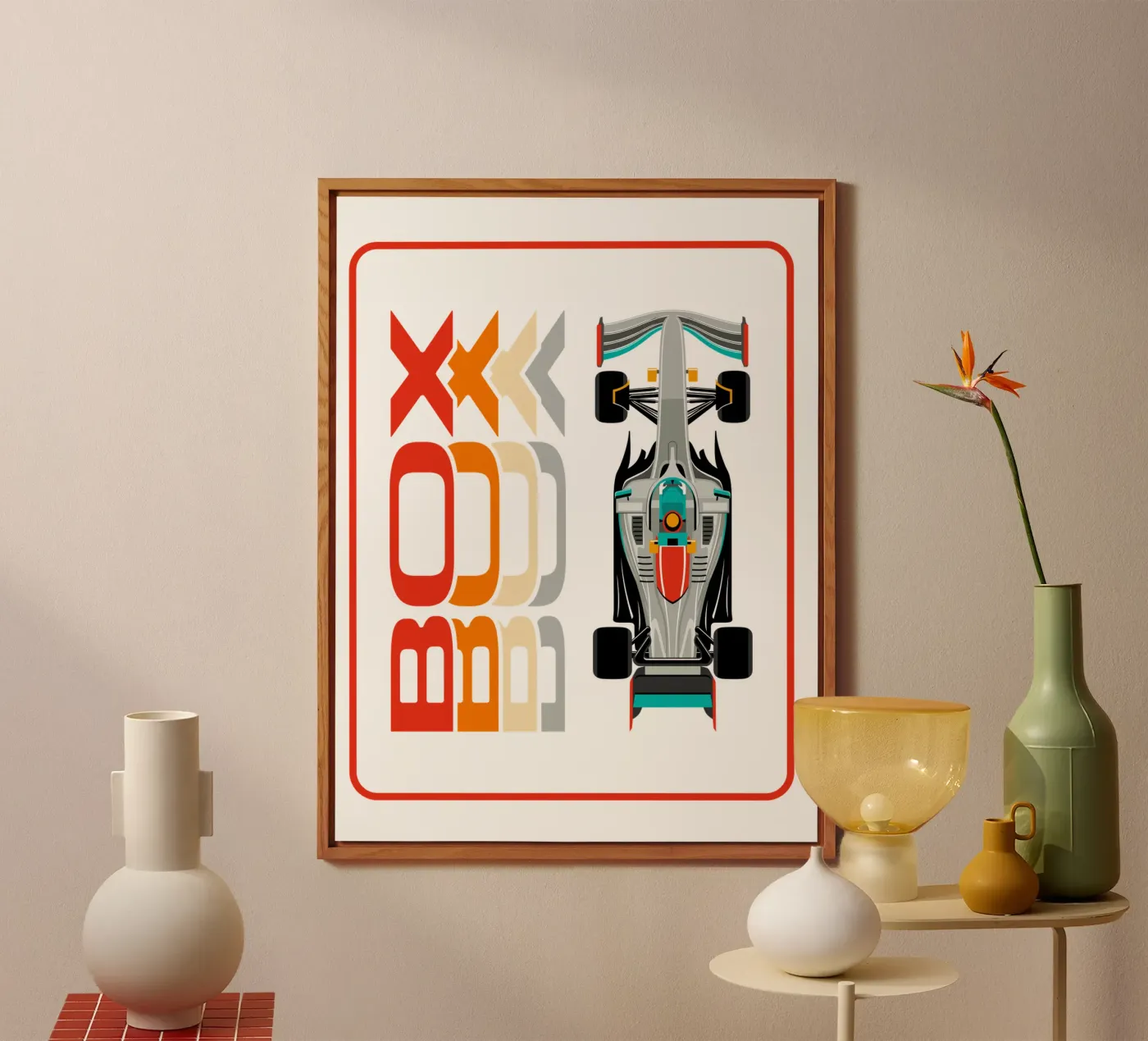 Box Box Box pannello forex da Mariel Toigo