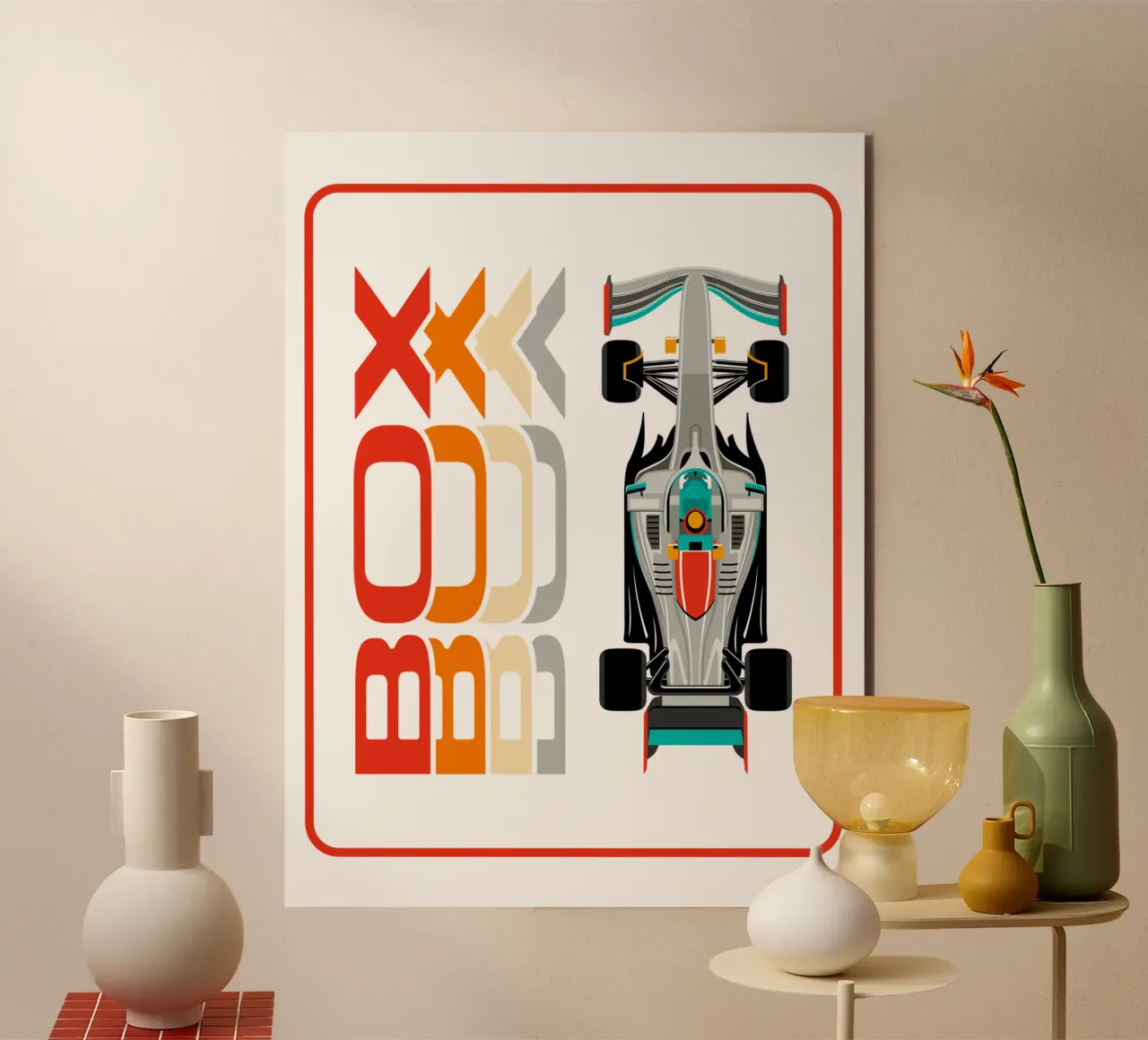 Box Box Box forex plate by Mariel Toigo