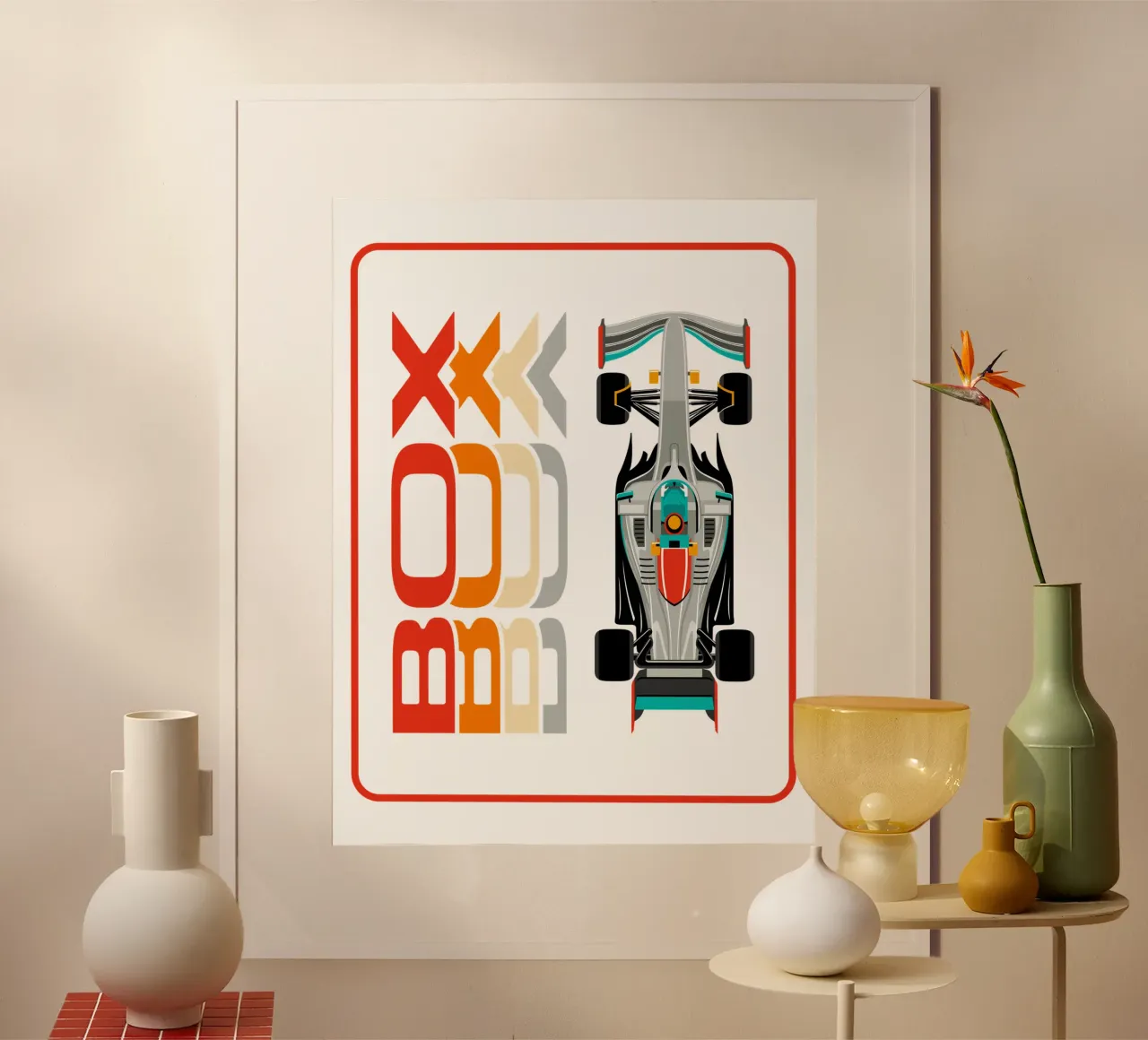 Box Box Box poster da Mariel Toigo