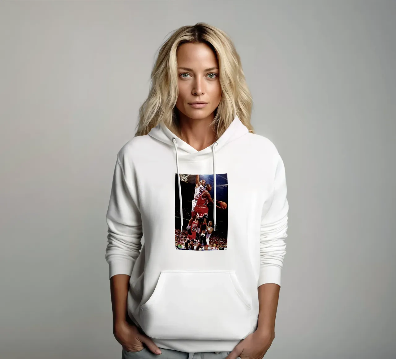 Salto e Poin felpa con cappuccio da FAKE ARTWORK STORE