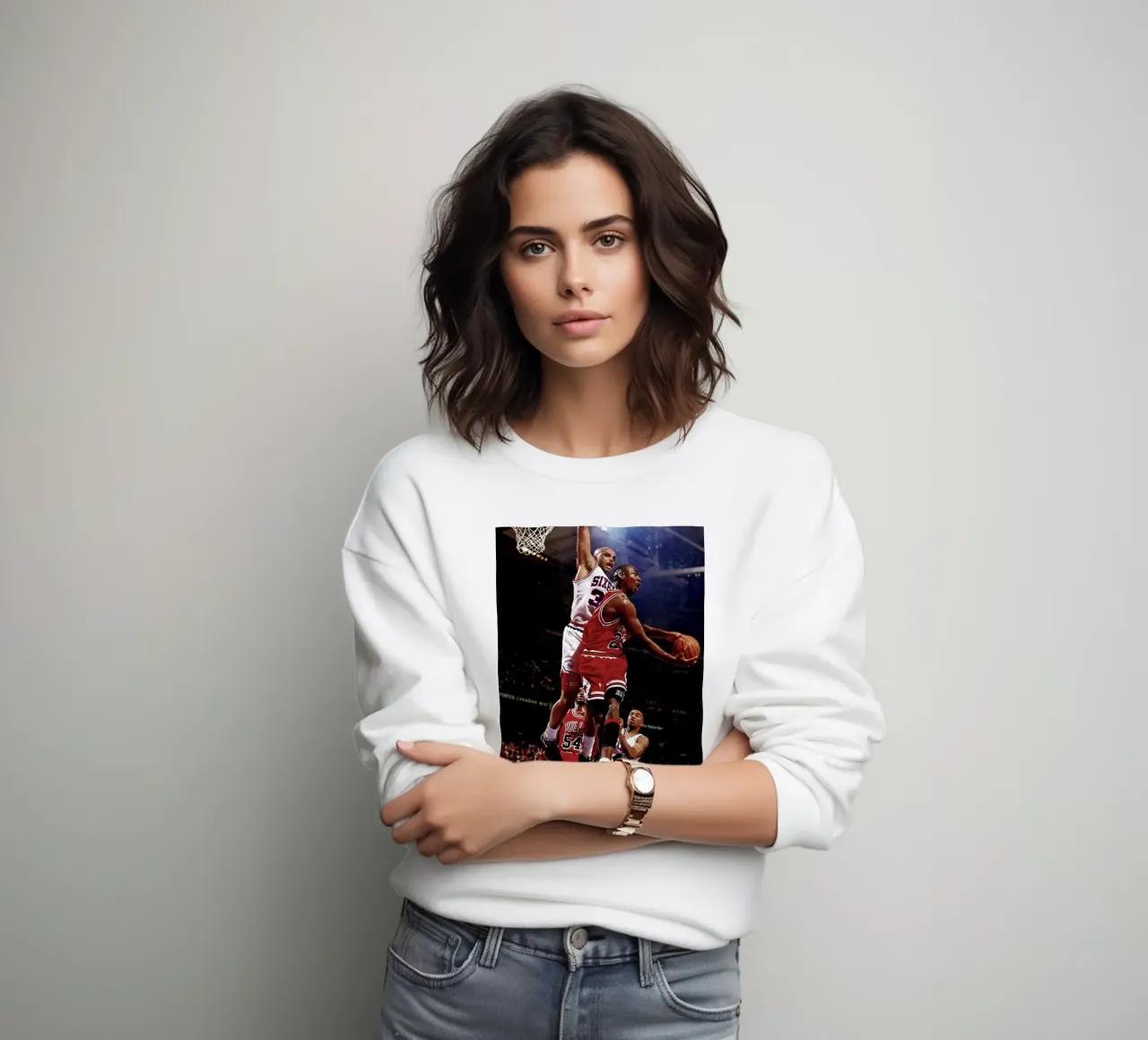 Salto e Poin felpa da FAKE ARTWORK STORE