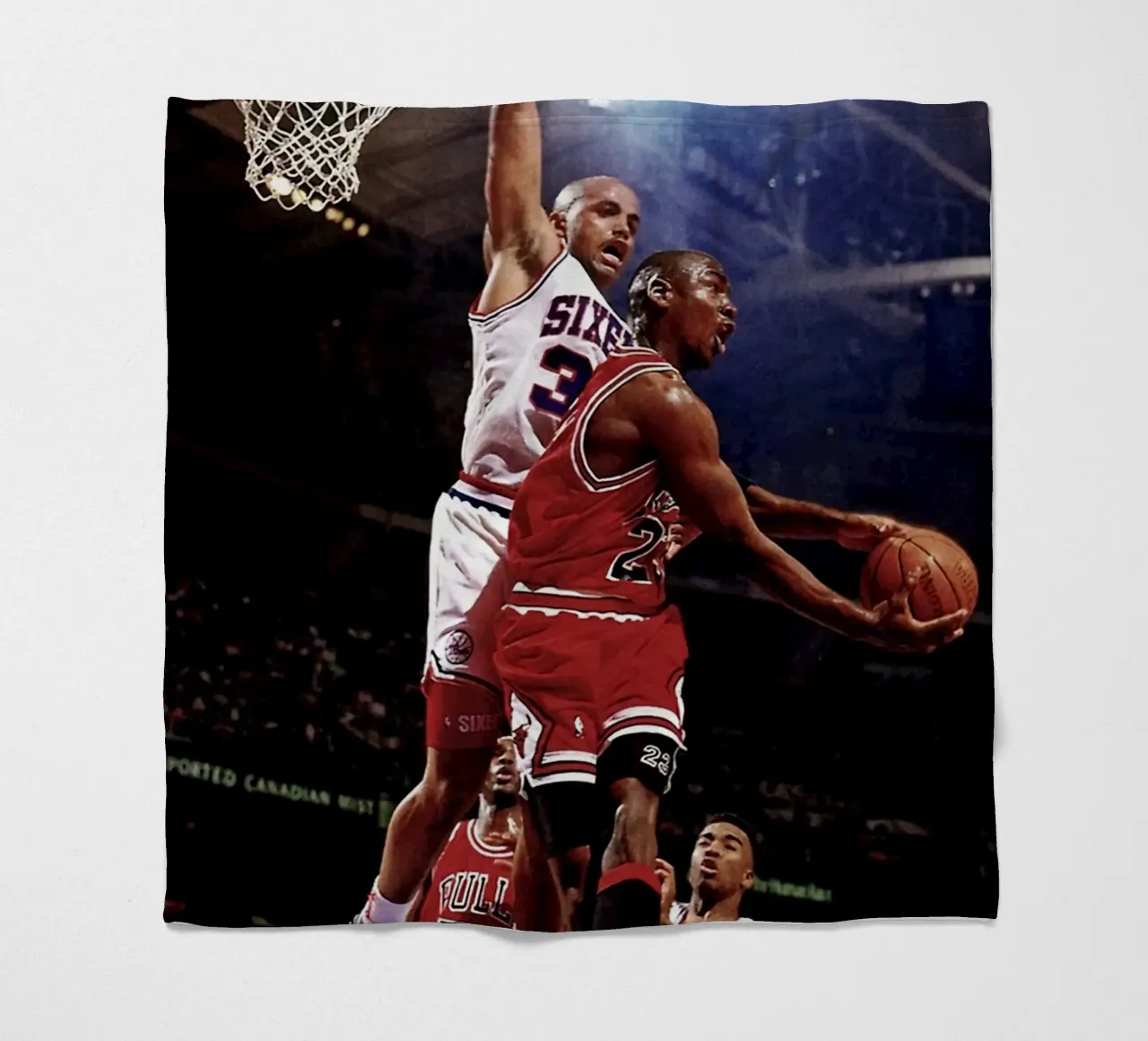 Jump And Poin fleece blanket by FAKE ARTWORK STORE