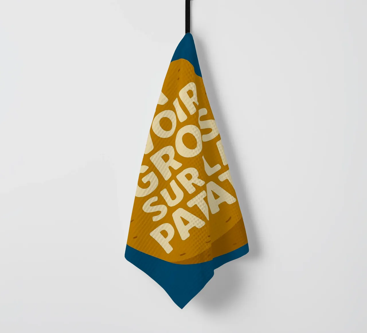 En avoir gros sur la patate – L’émotion version légume torchon de Art Typo Essentiel