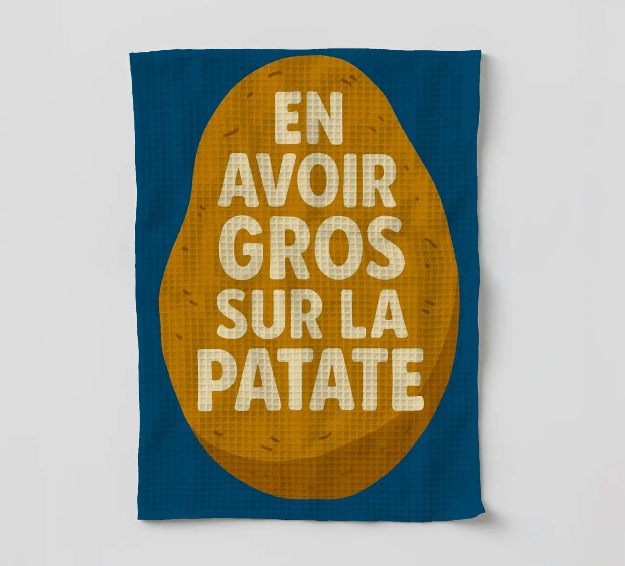En avoir gros sur la patate – L’émotion version légume torchon de Art Typo Essentiel