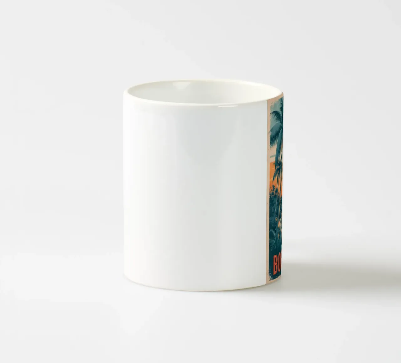 Bora Bora vintage Reiseposter tazza in ceramica da Vintage Travel Art