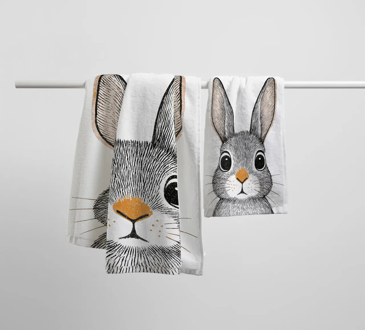Cucù, coniglio! asciugamano da bagno da KidzStudio