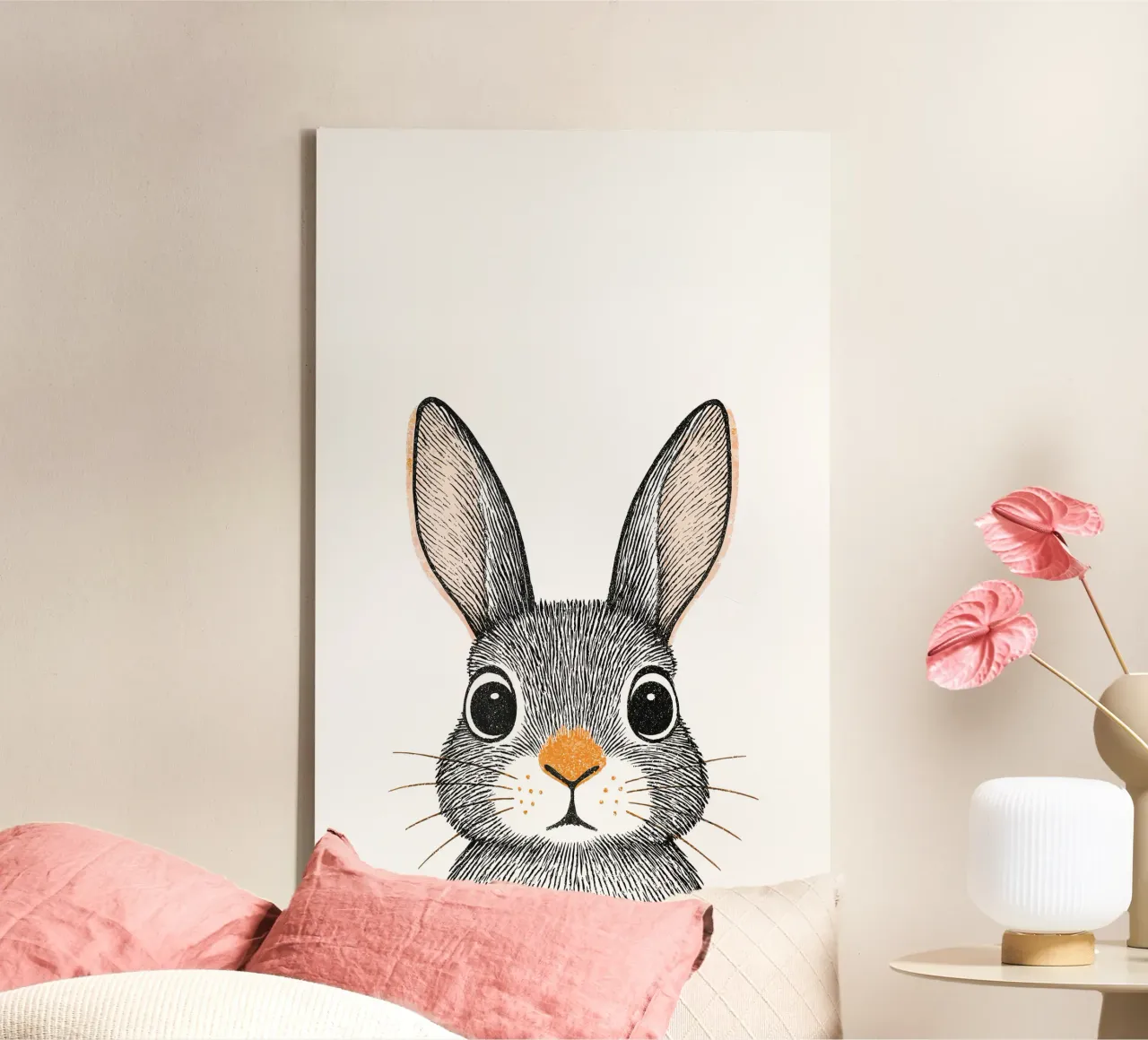 Cuckoo, rabbit! canvas by KidzStudio