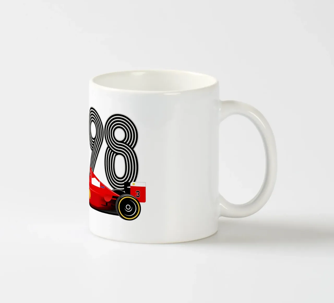 Schumi 1998 tazza in ceramica da Mariel Toigo