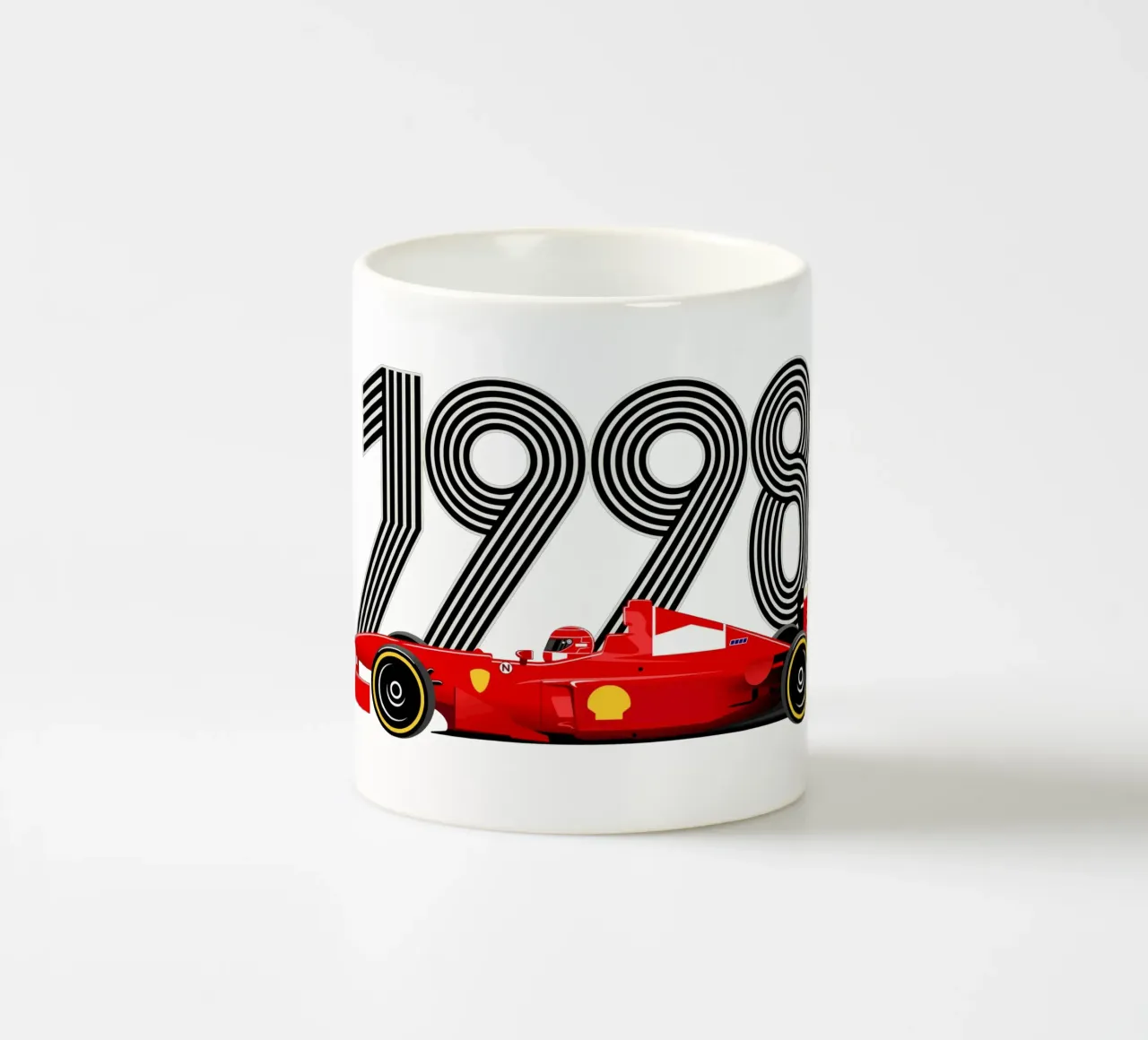 Schumi 1998 tazza in ceramica da Mariel Toigo