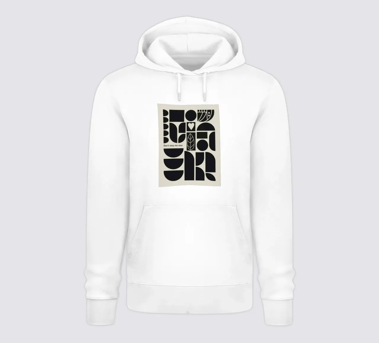 DON‘T STOP ME NOW felpa con cappuccio da 20 Farben