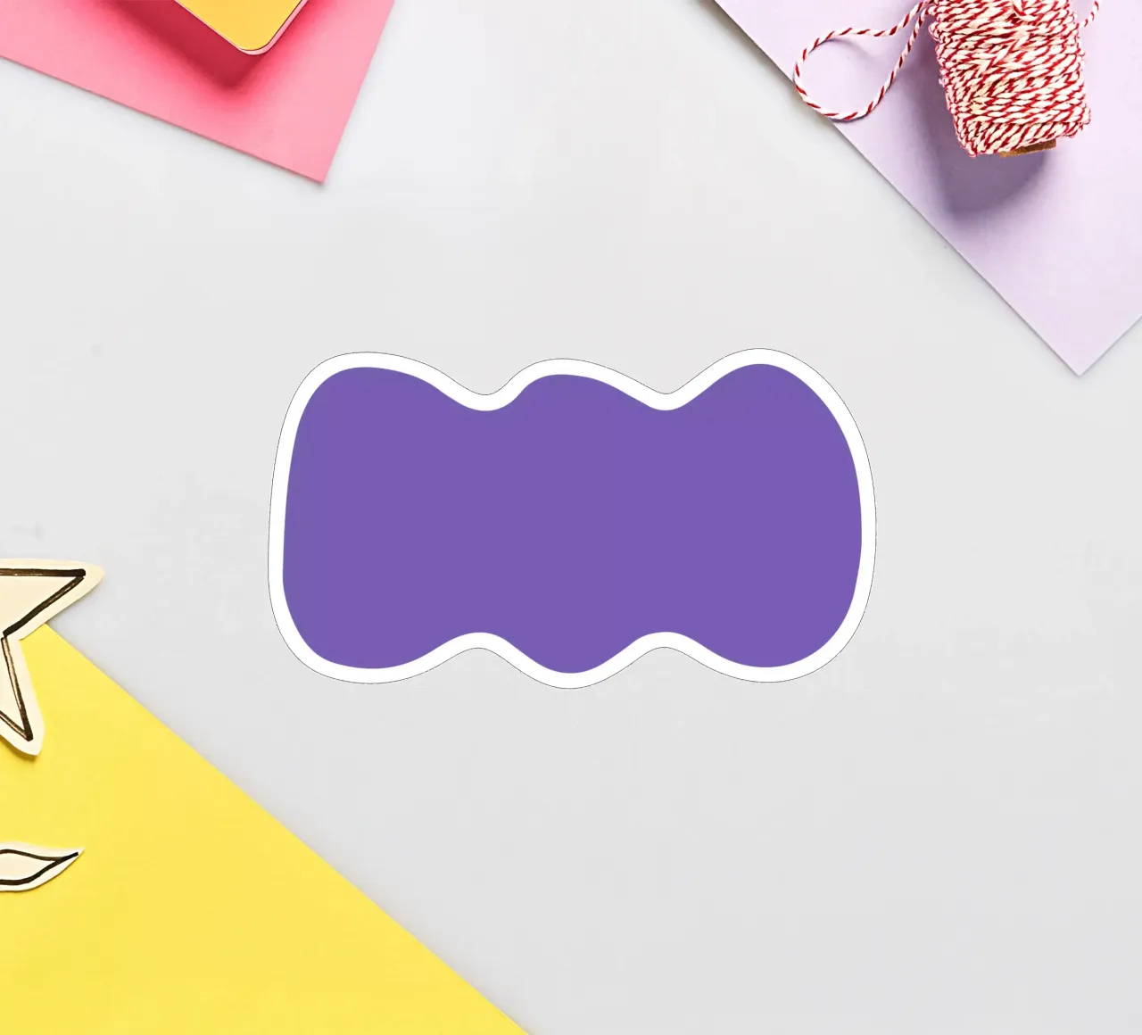 purple patch sticker by Sticker King