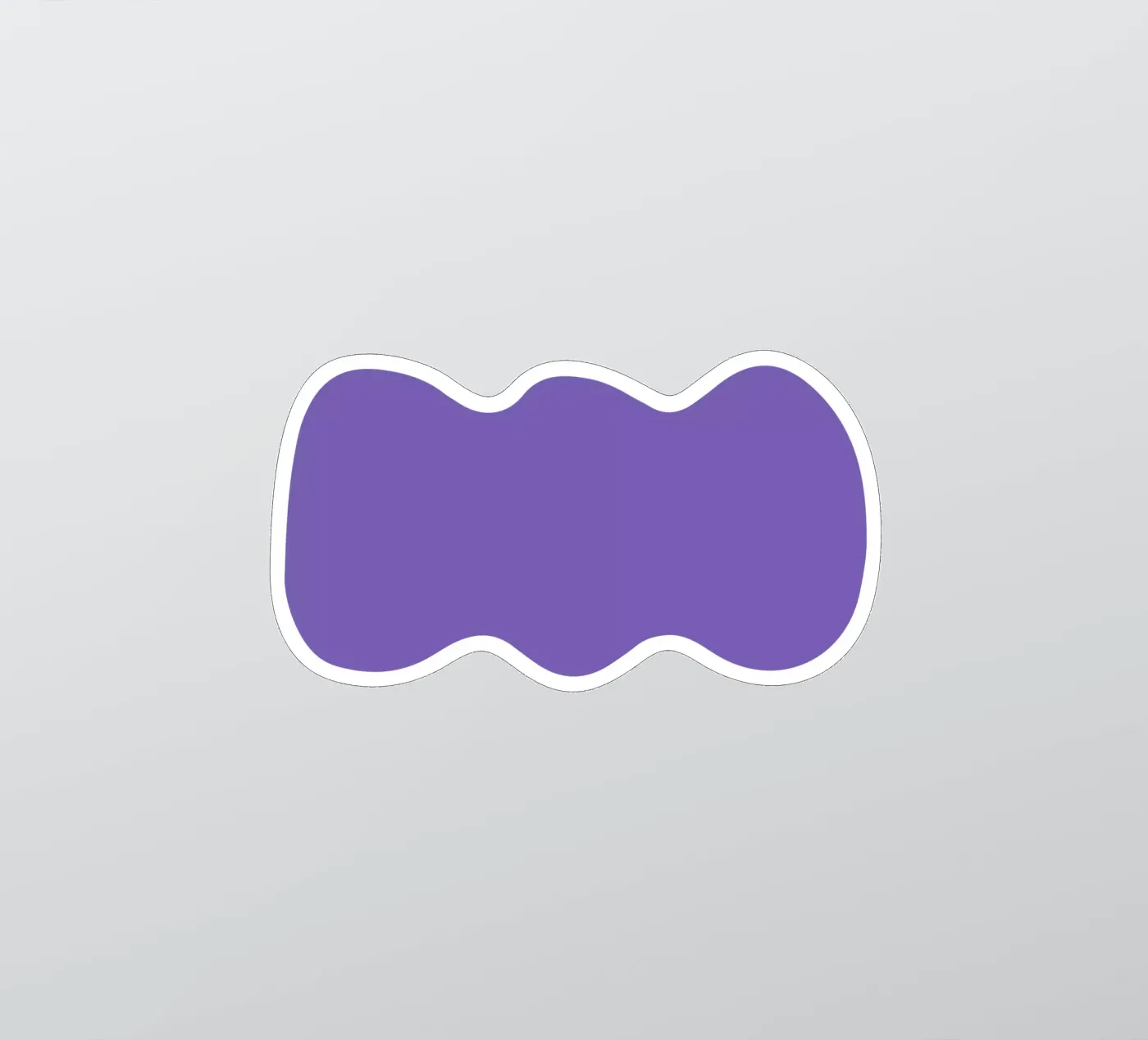 purple patch adesivo da Sticker King