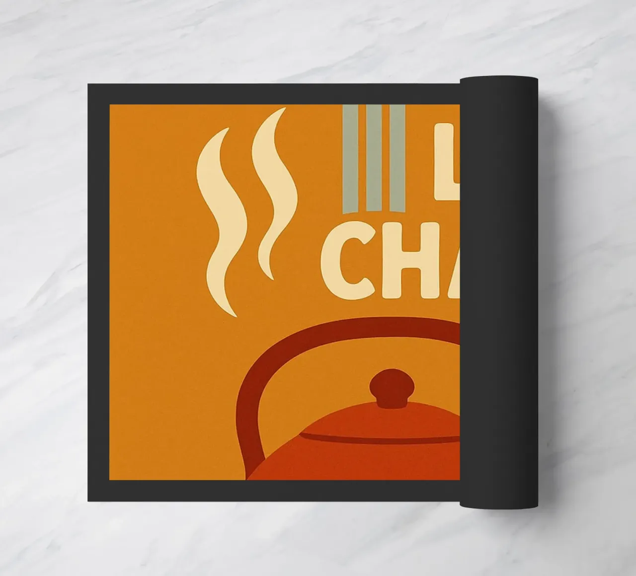 Non aver inventato l'acqua calda - Il poster retro che fa la differenza zerbino da Art Typo Essentiel