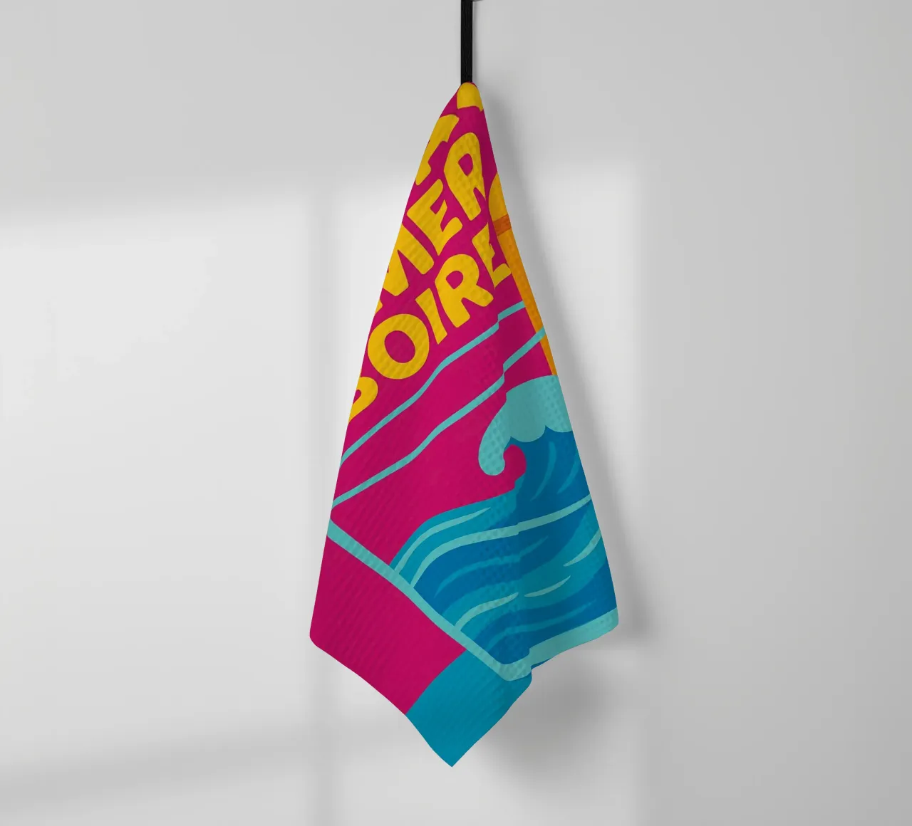 C’est pas la mer à boire – L’affiche punchy qui relativise t torchon de Art Typo Essentiel