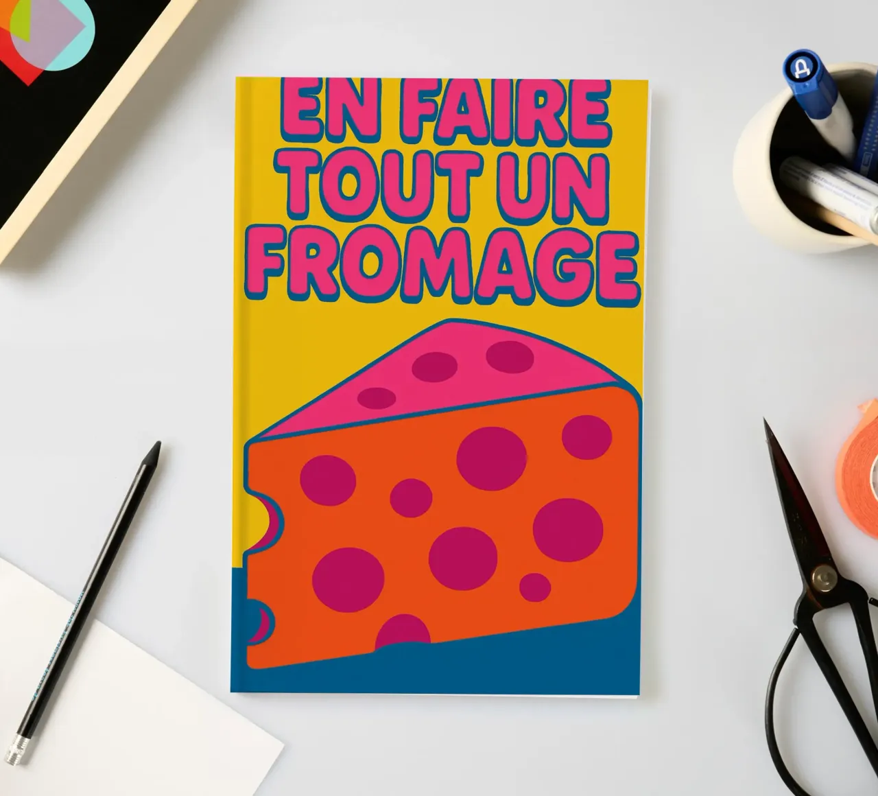 Making a big deal of it - The pop poster notebook by Art Typo Essentiel
