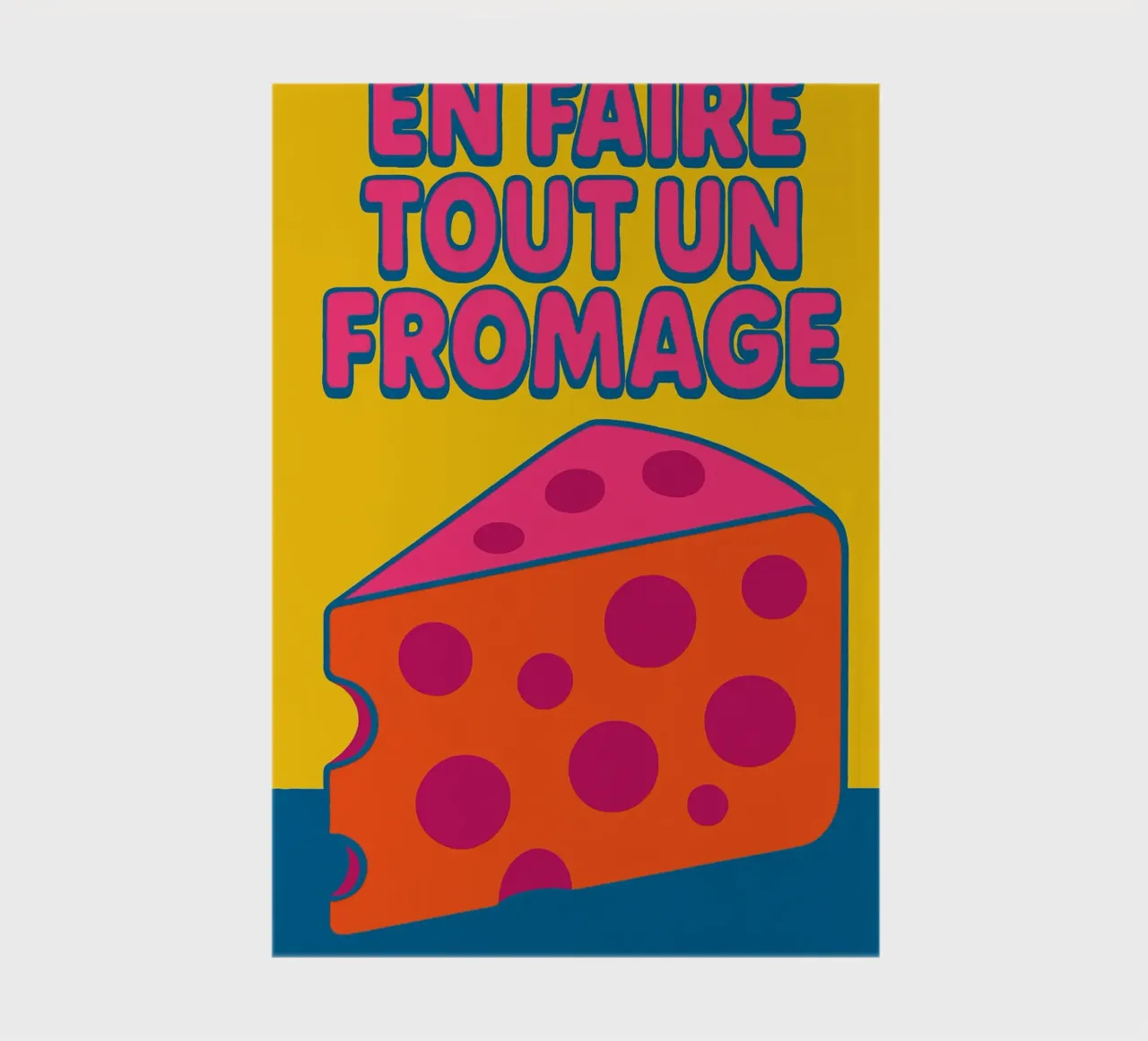 Making a big deal of it - The pop poster notebook by Art Typo Essentiel