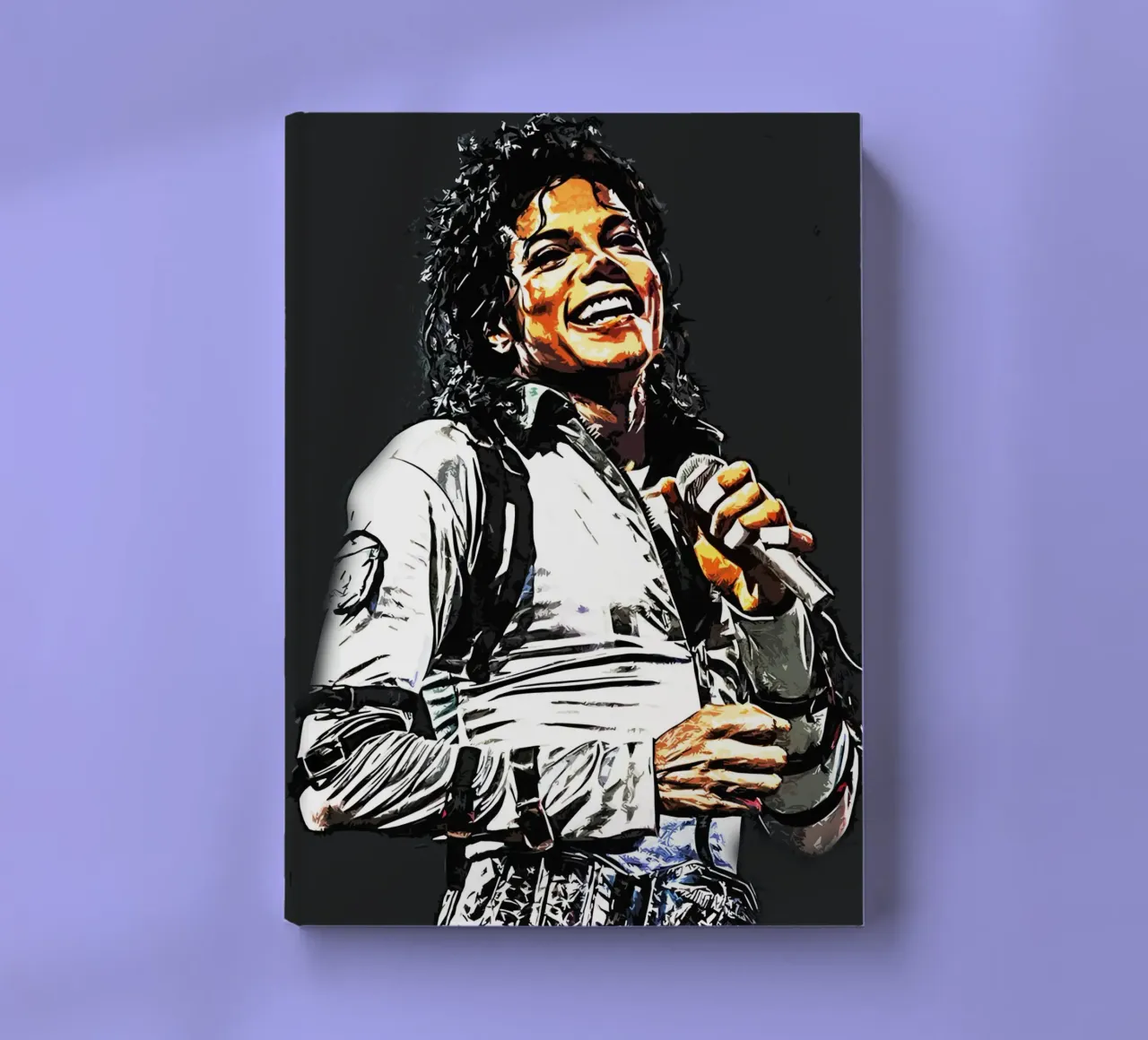 Michael Jackson king of pop music 29 Art notebook by music soul