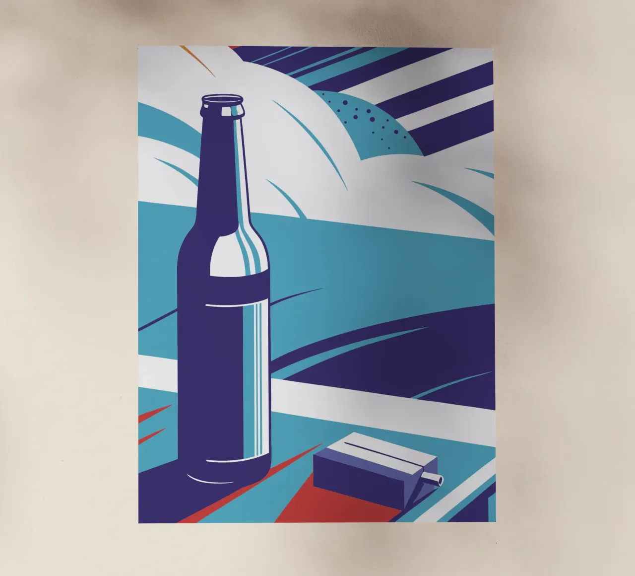 Scatola per birra e sigarette pellicola backlit da STORE PRESENCE