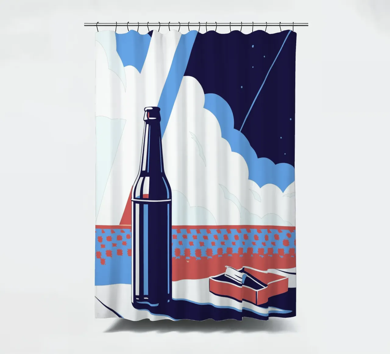 Scatola per birra e sigarette tenda da doccia da STORE PRESENCE