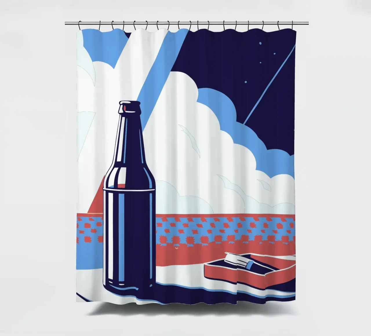 Scatola per birra e sigarette tenda da doccia da STORE PRESENCE