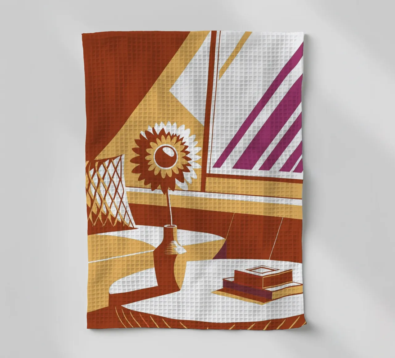 Sunflower Vase Living Room tea towel by STORE PRESENCE