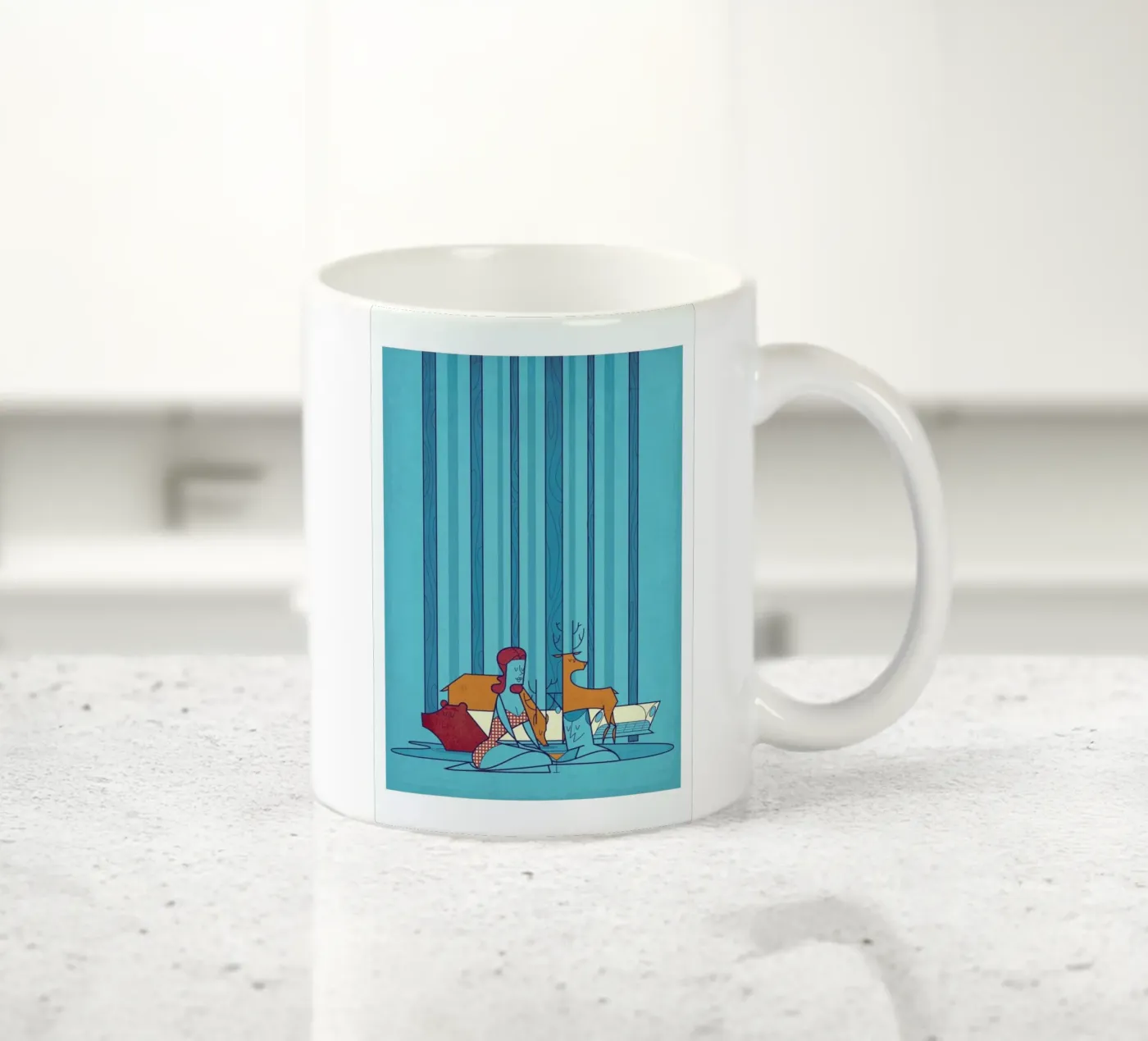 POOL ceramic mug by Ale Giorgini