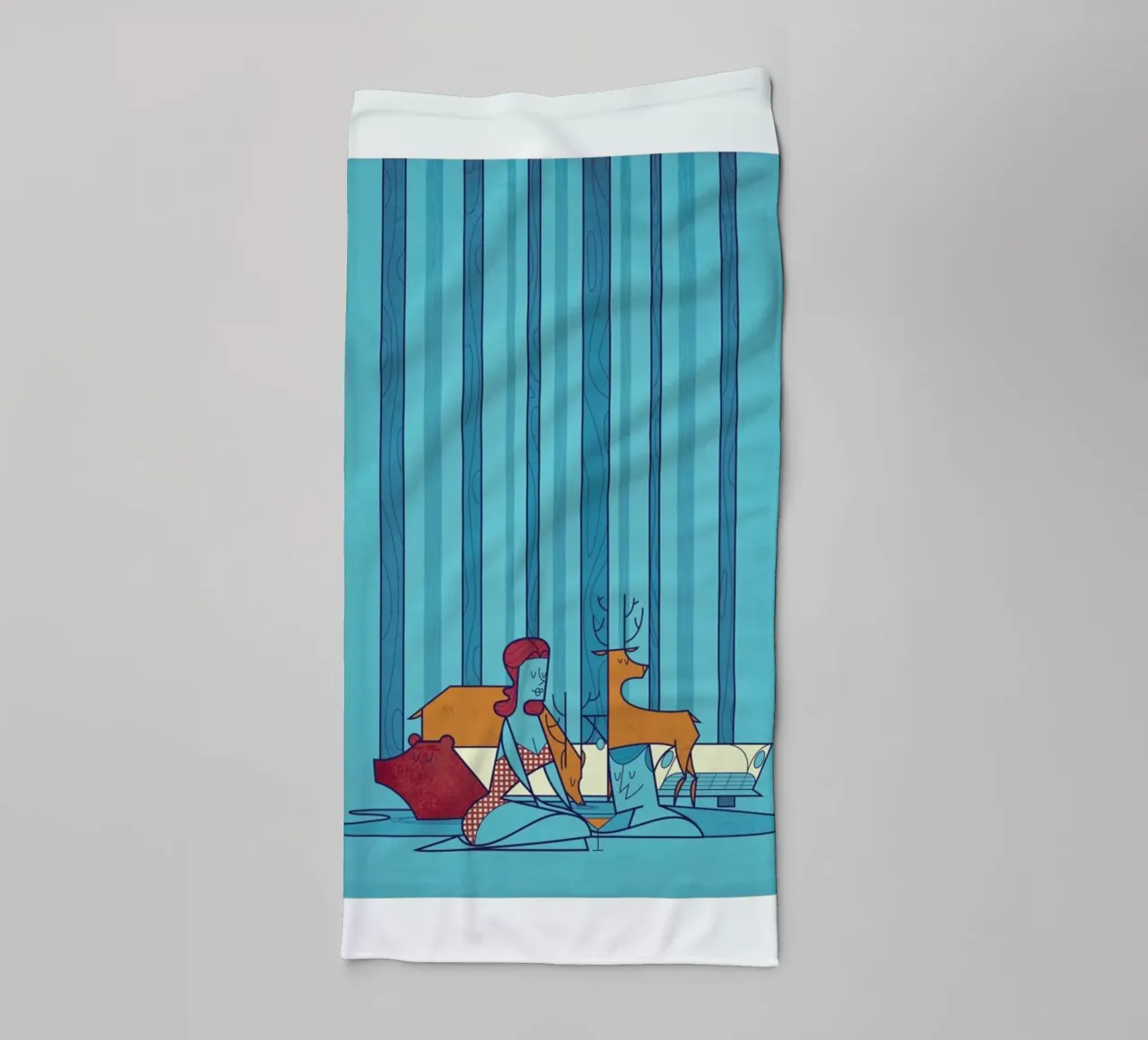 POOL towel by Ale Giorgini