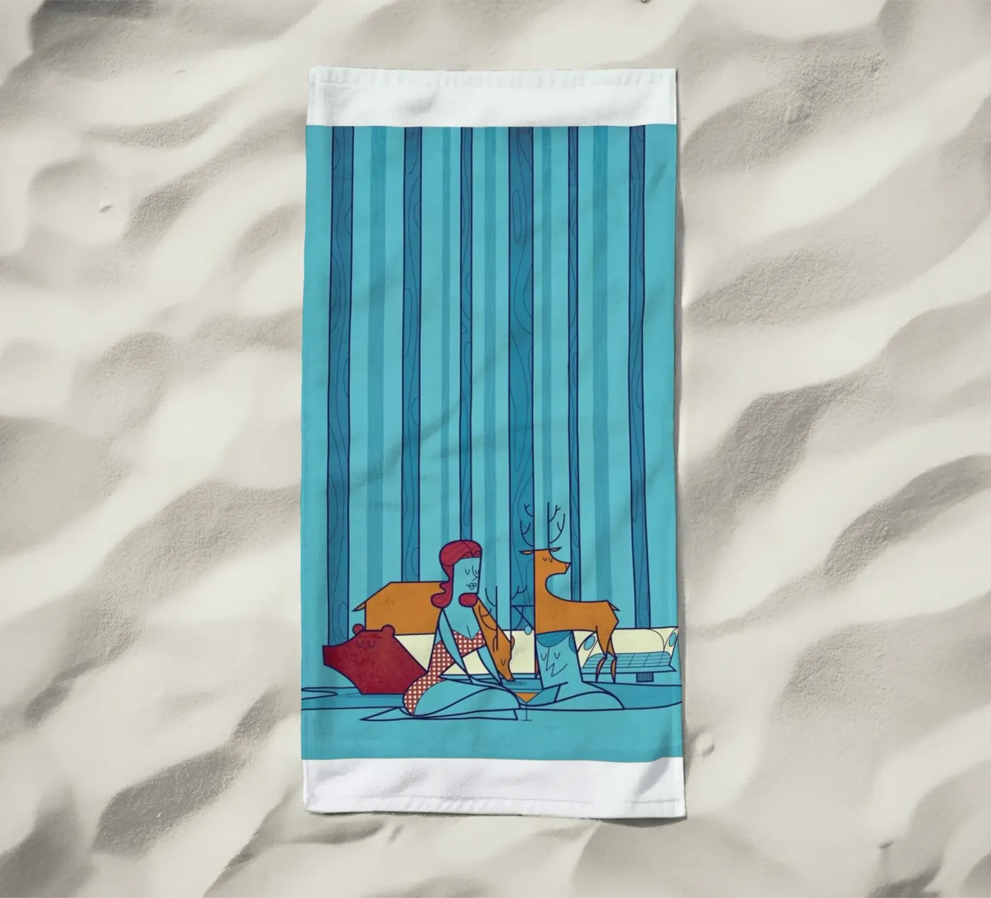 POOL strandhanddoek van Ale Giorgini