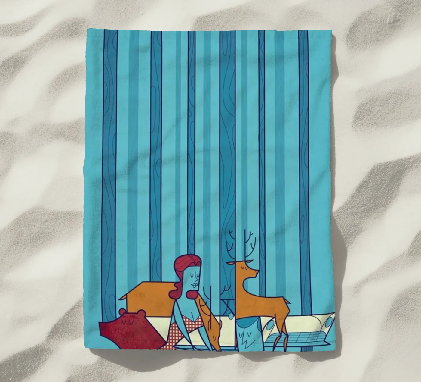 POOL strandhanddoek van Ale Giorgini
