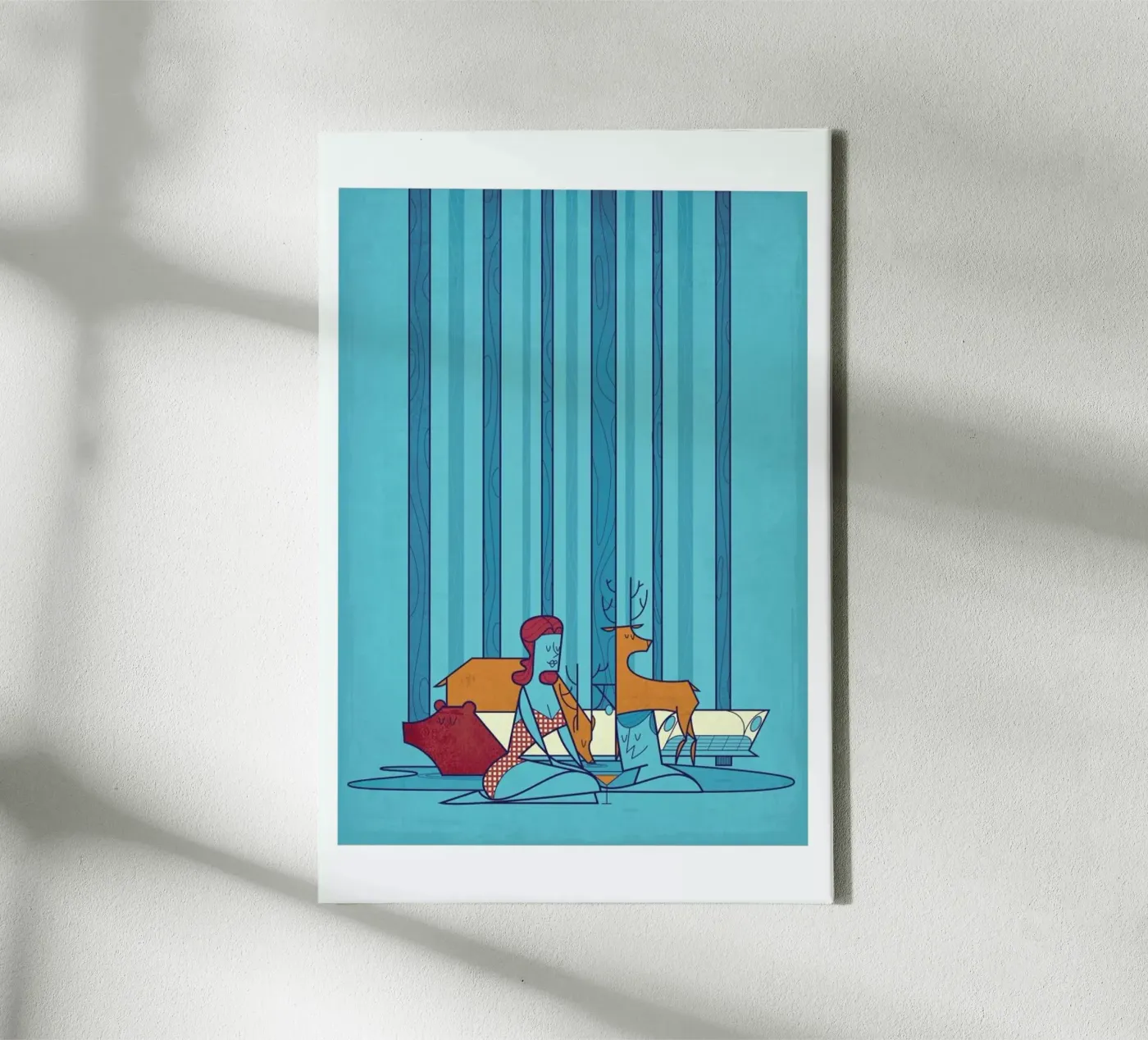 POOL Leinwand von Ale Giorgini