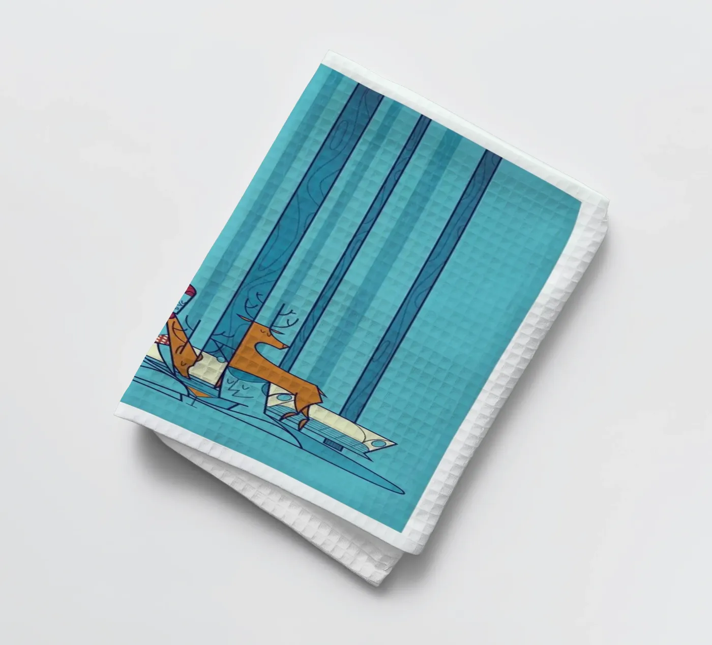 POOL tea towel by Ale Giorgini
