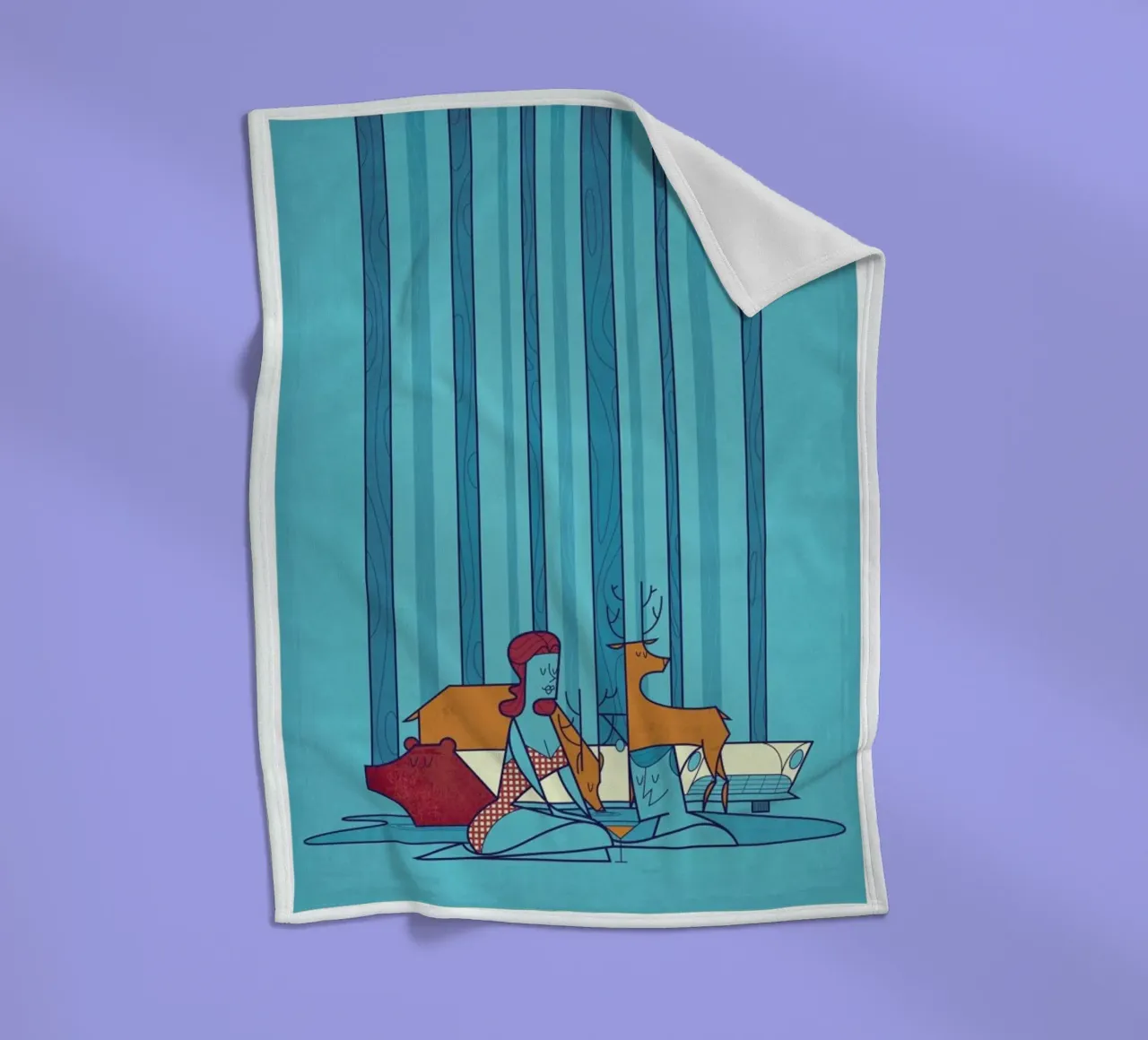 POOL fleecedeken van Ale Giorgini