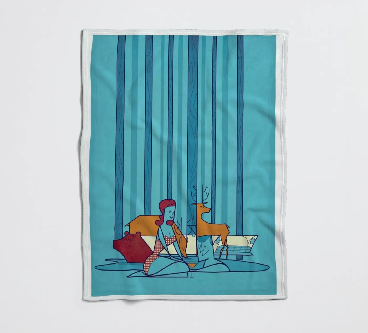 POOL Fleecedecke von Ale Giorgini